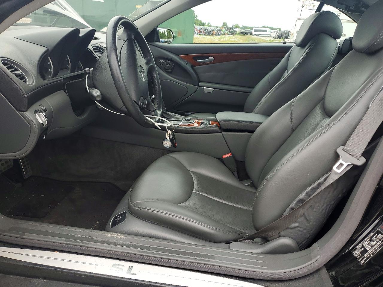 2004 Mercedes-benz Sl 500 Black vin: WDBSK75F24F086079