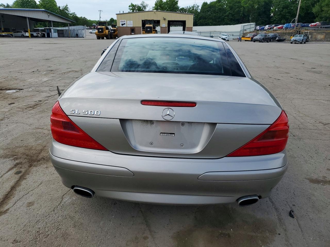 2005 Mercedes-benz Sl 500 Gray vin: WDBSK75F25F087301