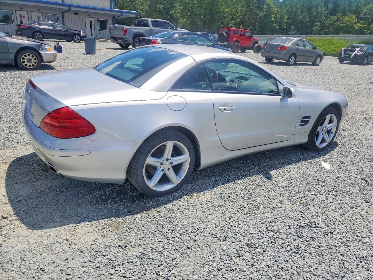 2005 Mercedes-benz Sl 500 Silver vin: WDBSK75F25F096516