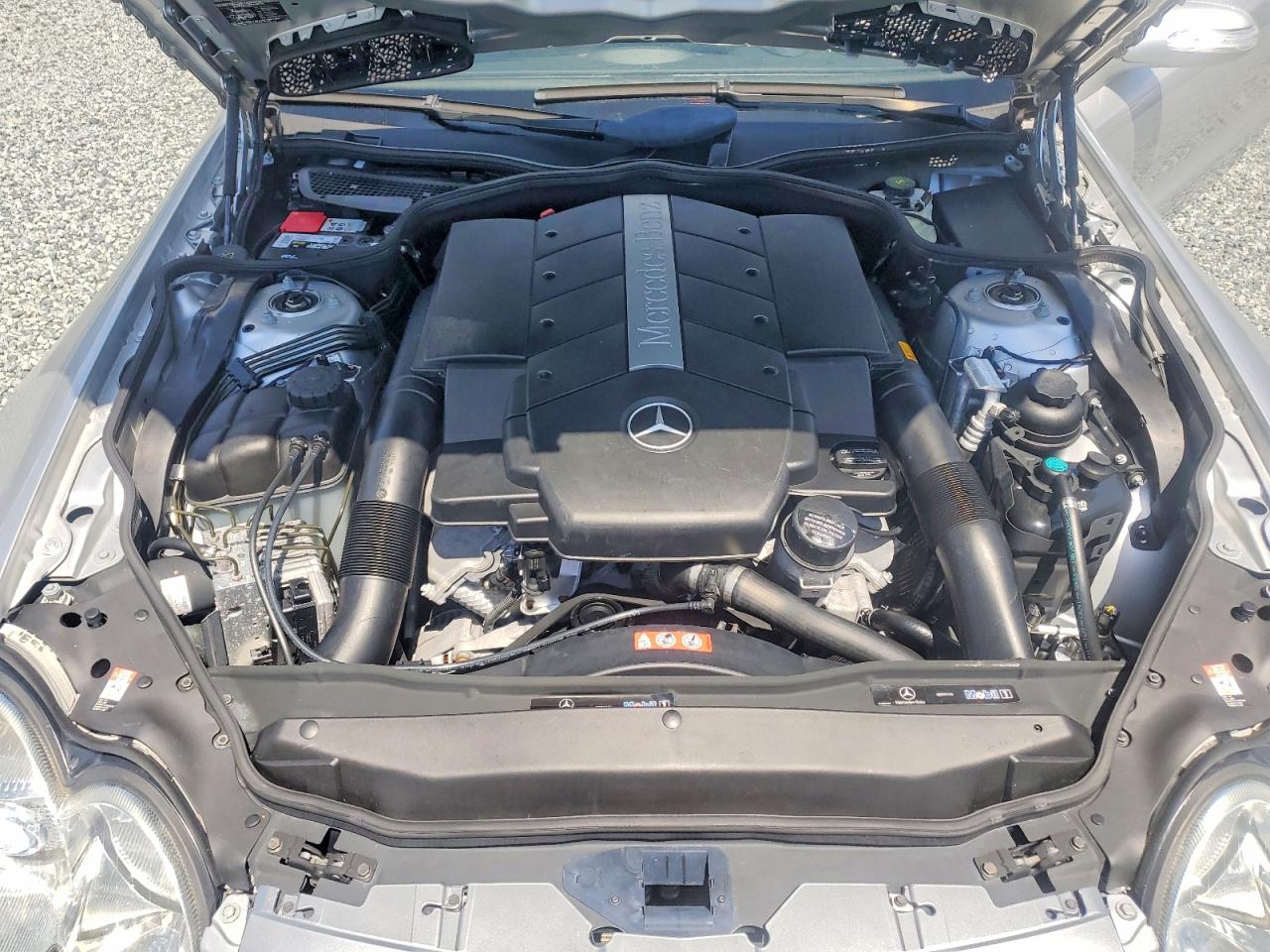 2005 Mercedes-benz Sl 500 Silver vin: WDBSK75F25F096516