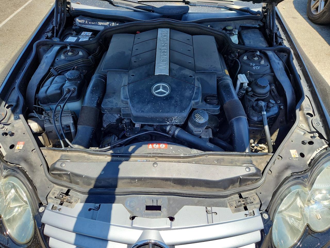 2005 Mercedes-benz Sl 500 Black vin: WDBSK75F25F099299