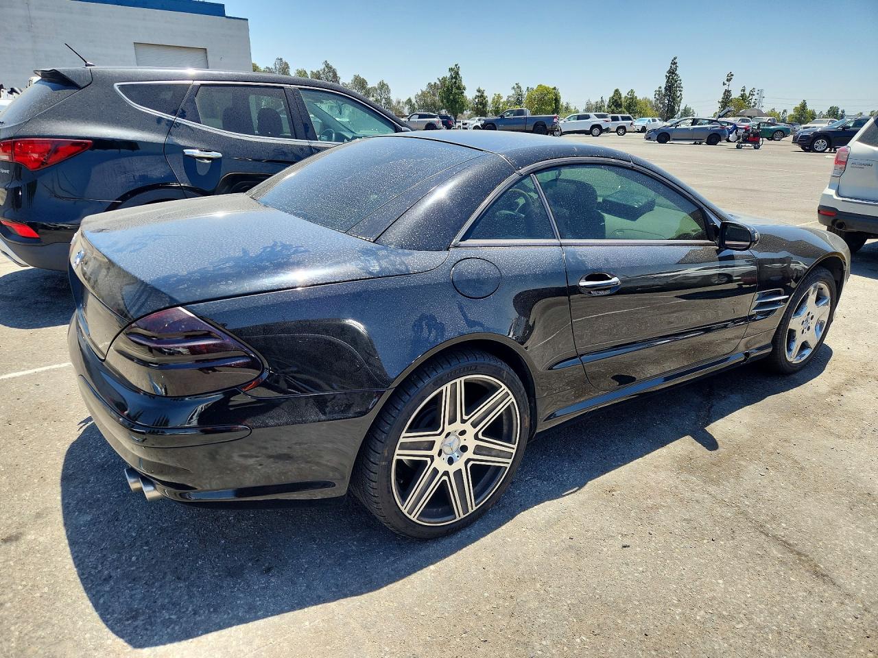 2005 Mercedes-benz Sl 500 Black vin: WDBSK75F25F099299
