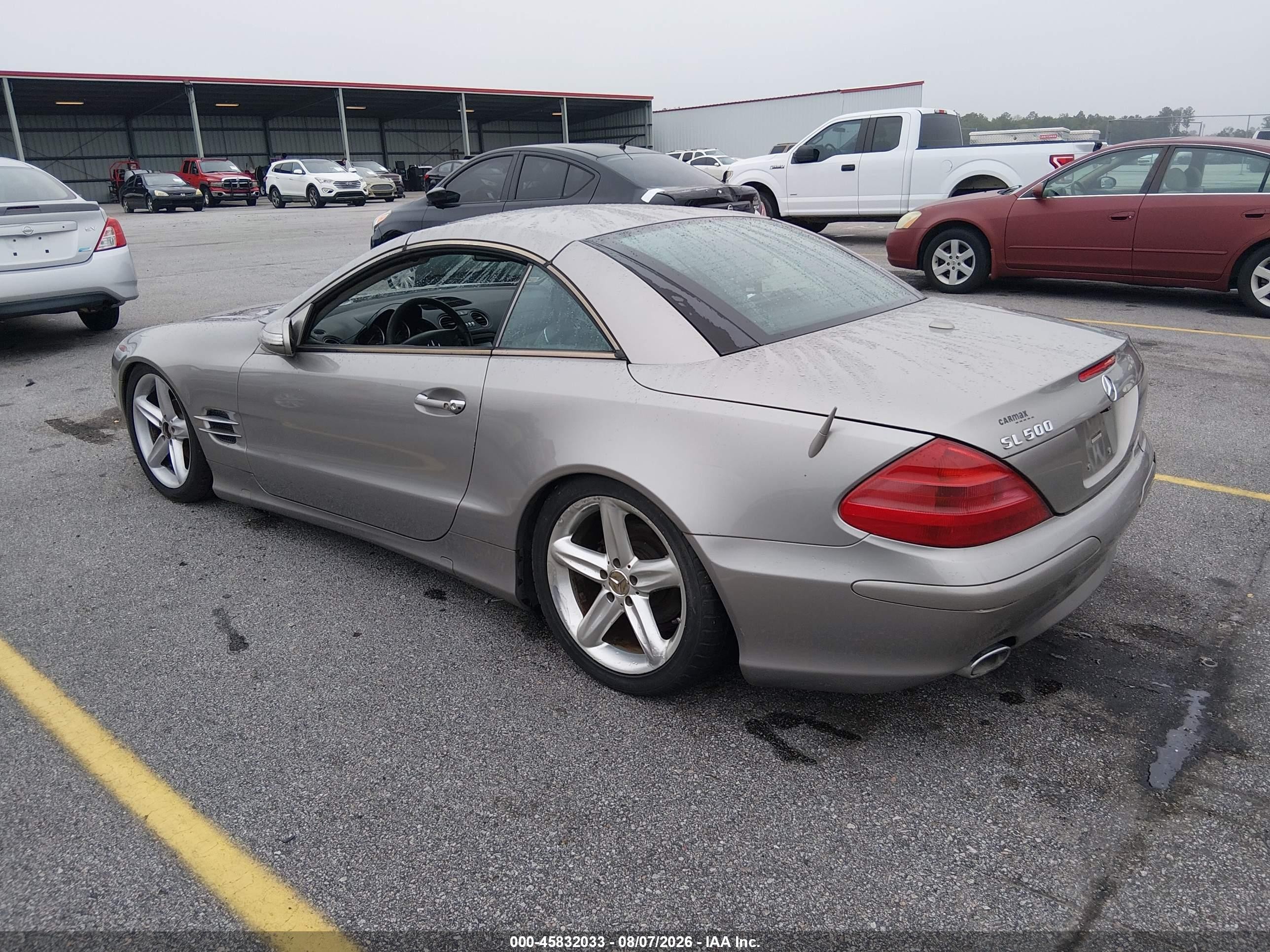 2006 Mercedes-benz Sl 500   Silver vin: WDBSK75F26F109007