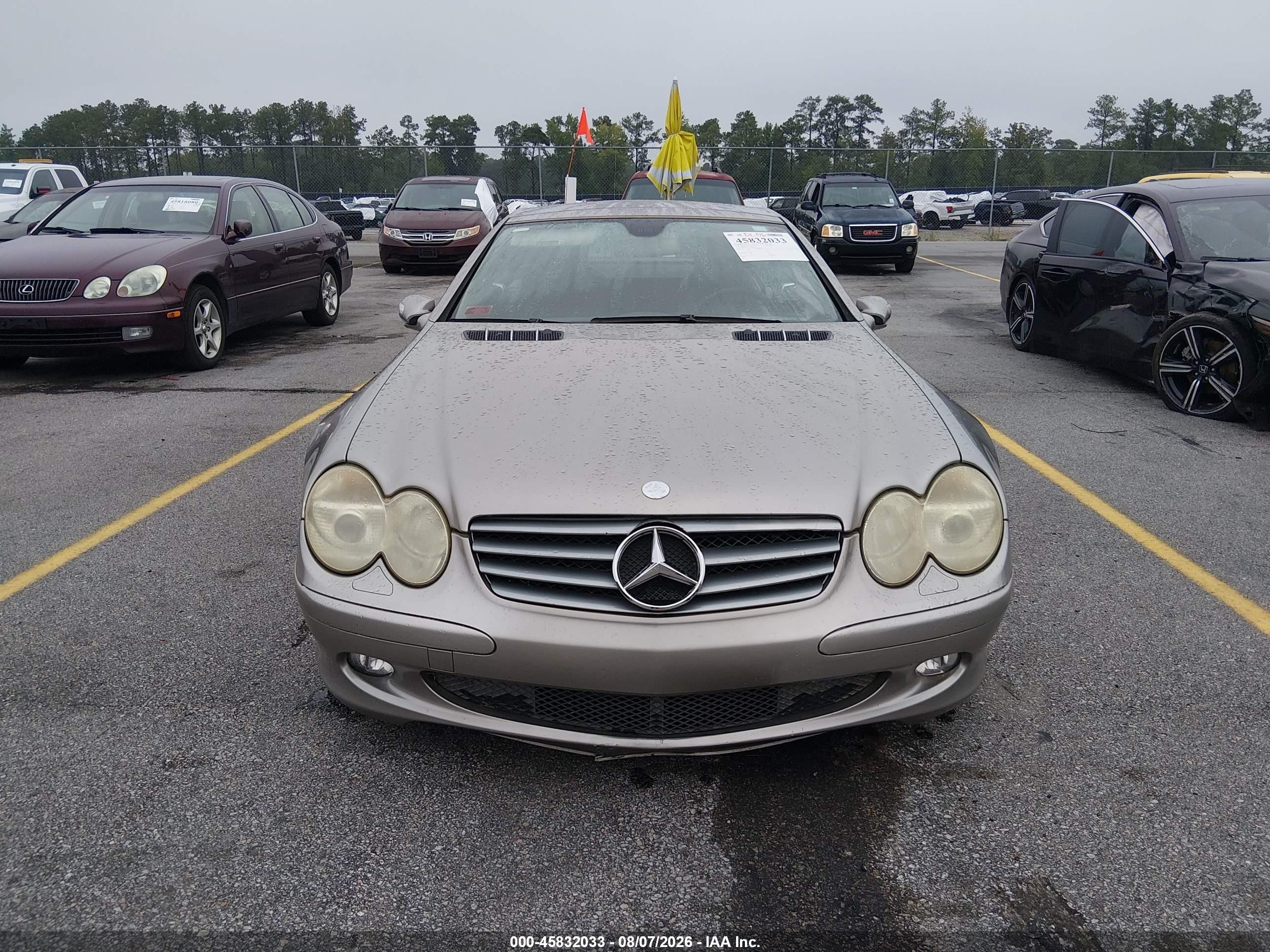 2006 Mercedes-benz Sl 500   Silver vin: WDBSK75F26F109007