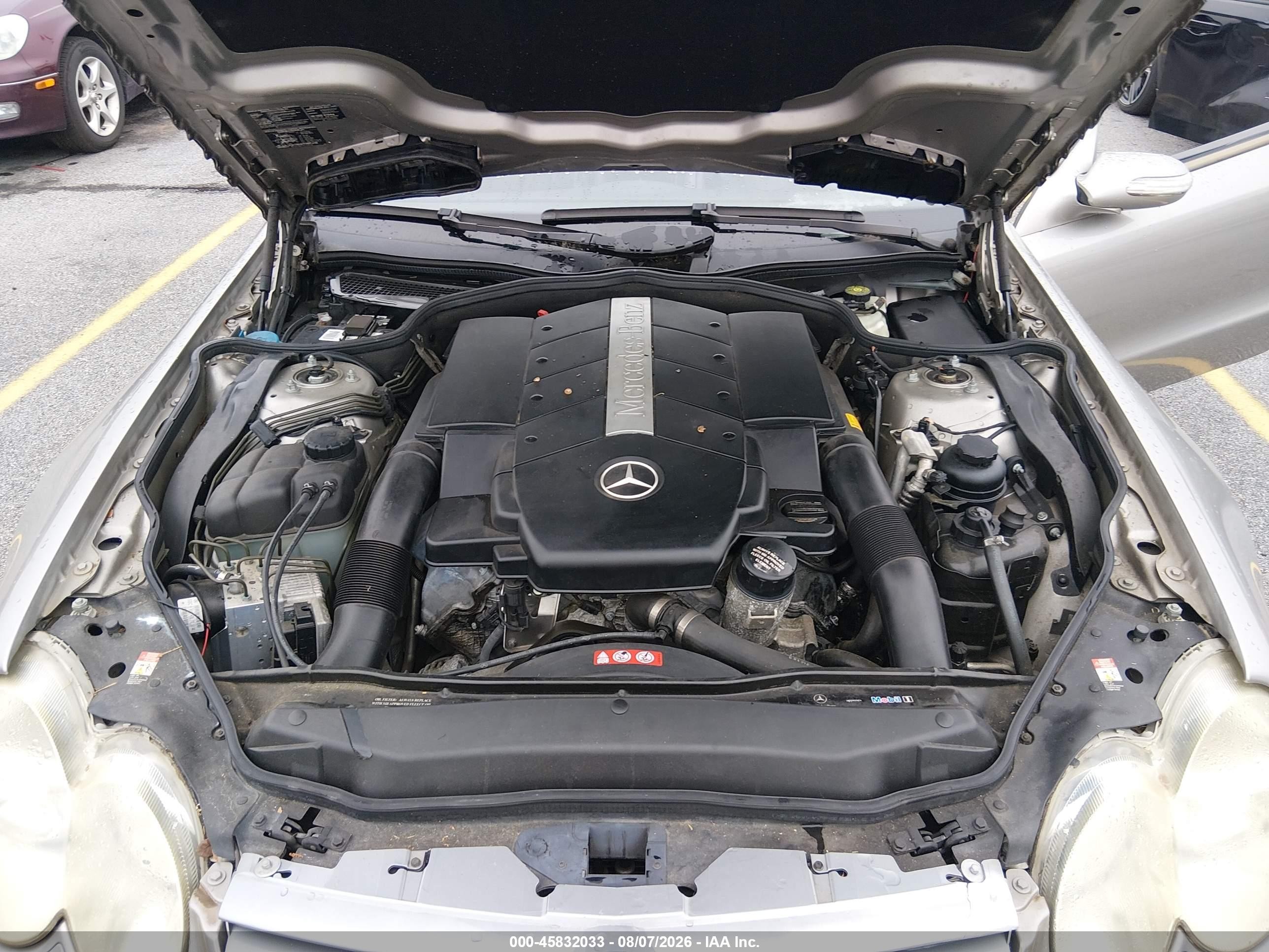 2006 Mercedes-benz Sl 500   Silver vin: WDBSK75F26F109007