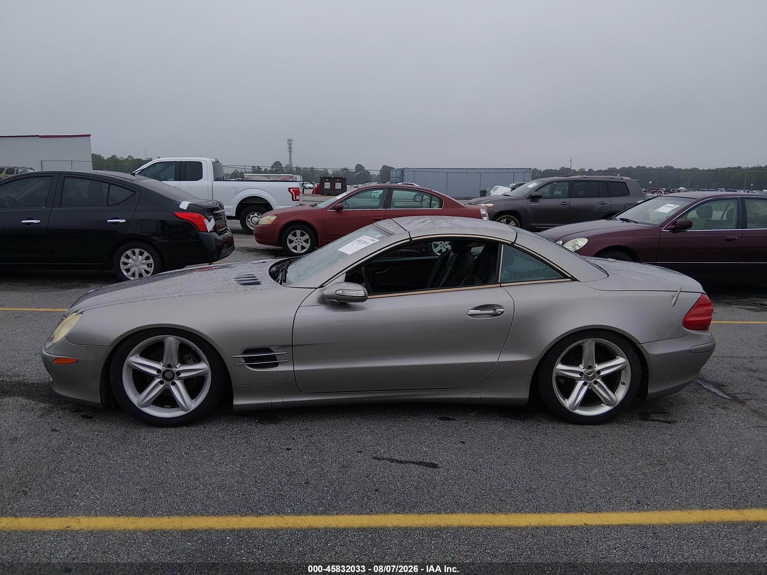 2006 Mercedes-benz Sl 500   Silver vin: WDBSK75F26F109007