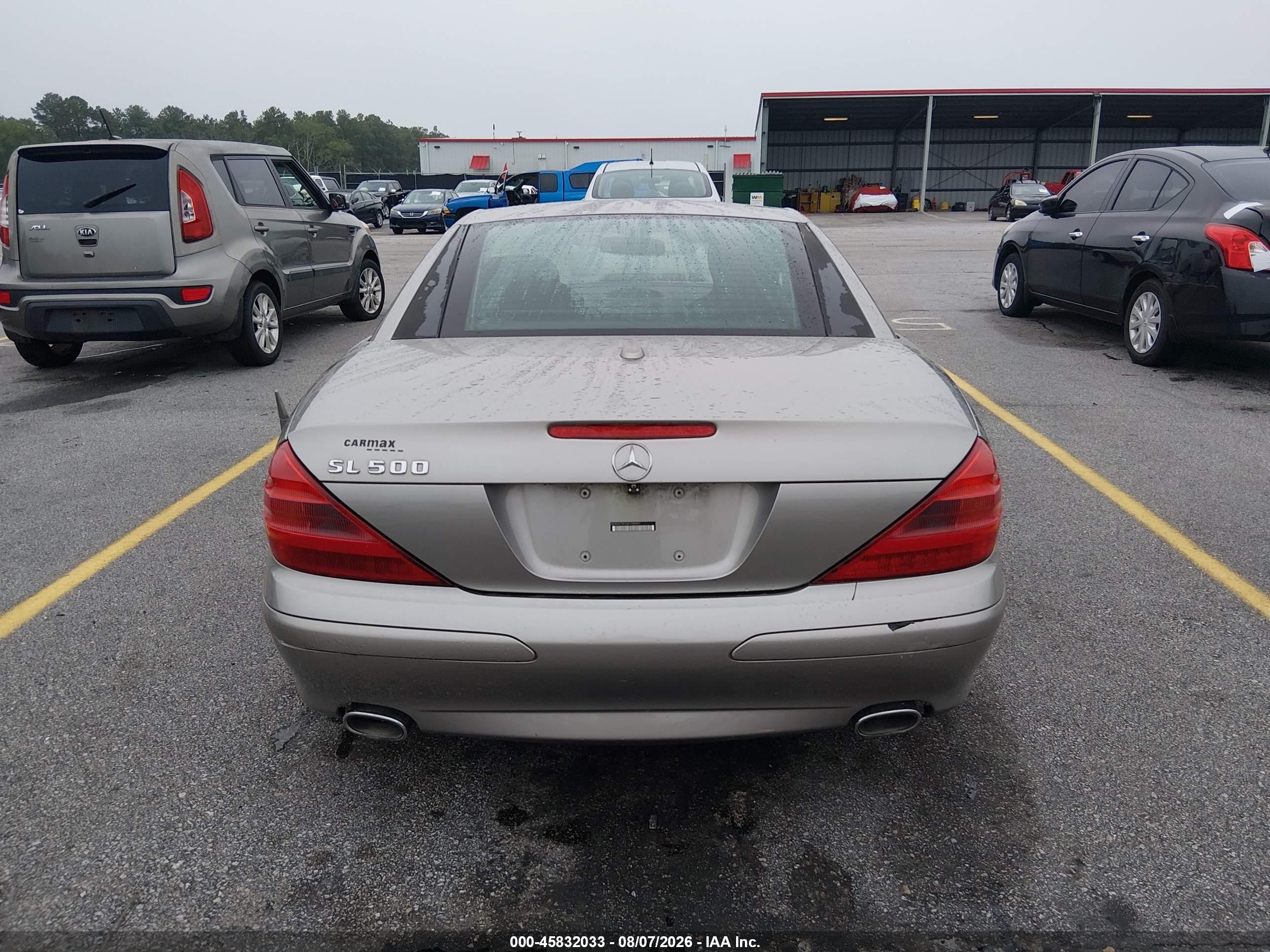 2006 Mercedes-benz Sl 500   Silver vin: WDBSK75F26F109007