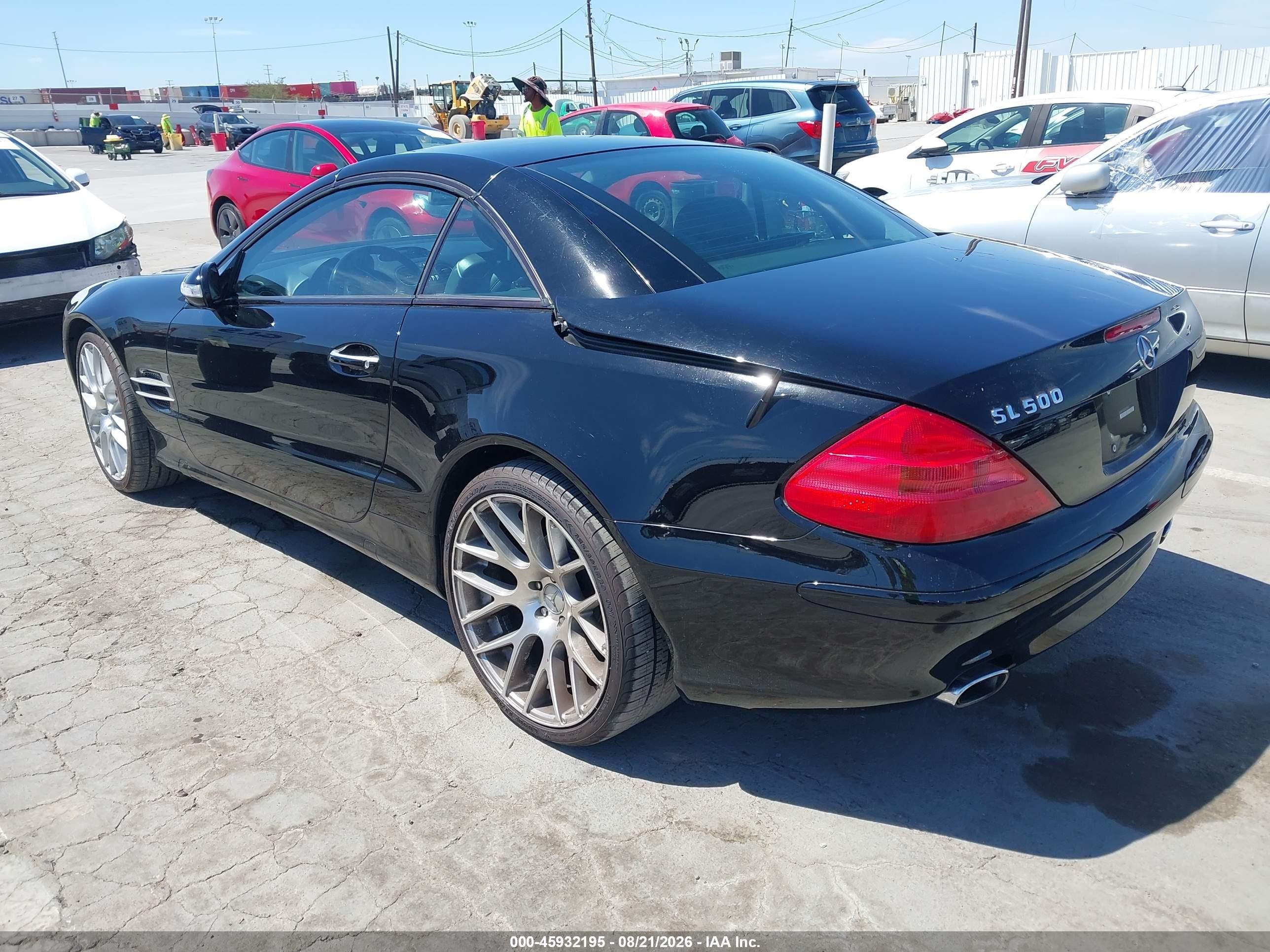 2003 Mercedes-benz Sl 500   Черный vin: WDBSK75F33F027590