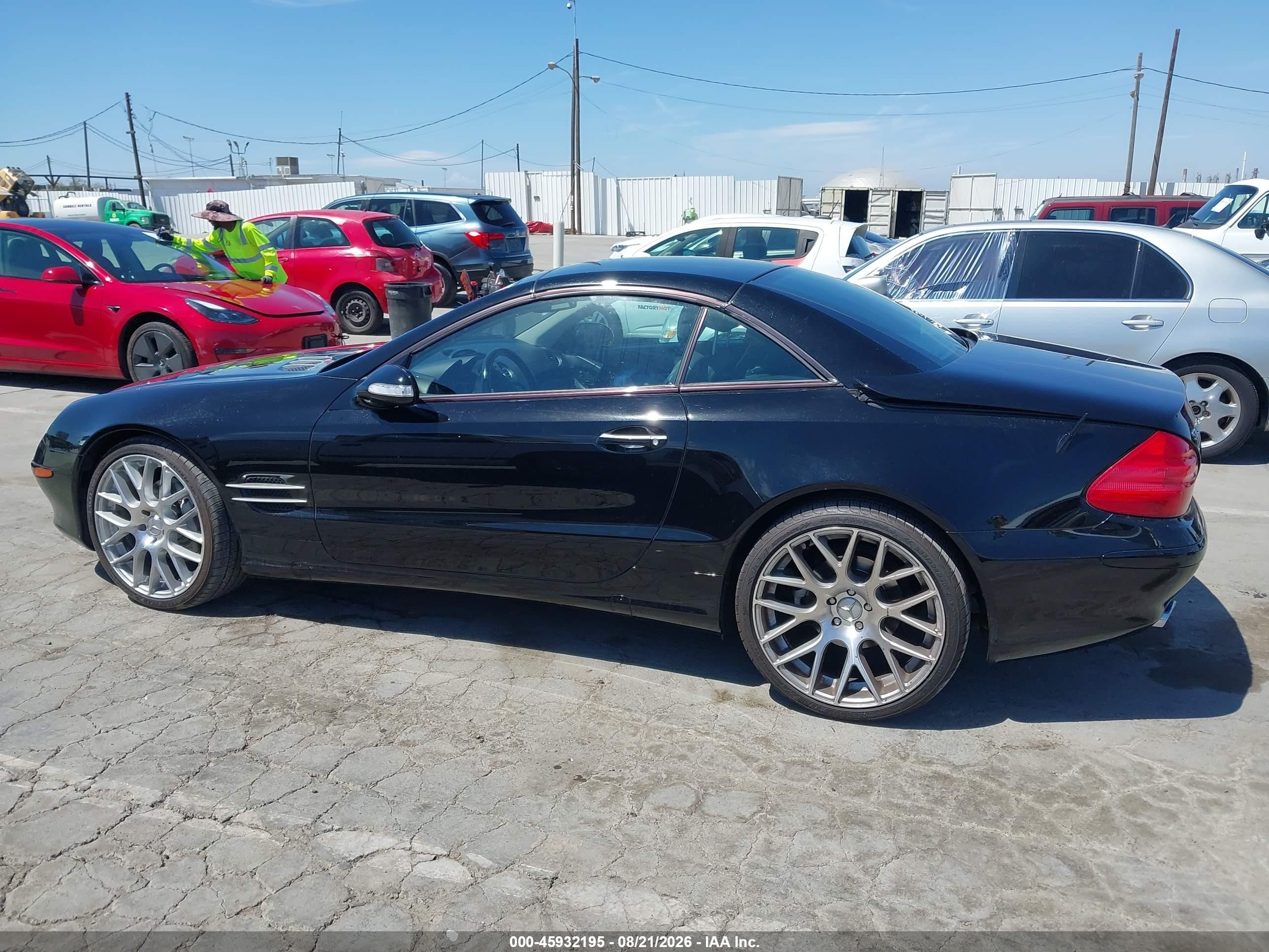 2003 Mercedes-benz Sl 500   Черный vin: WDBSK75F33F027590