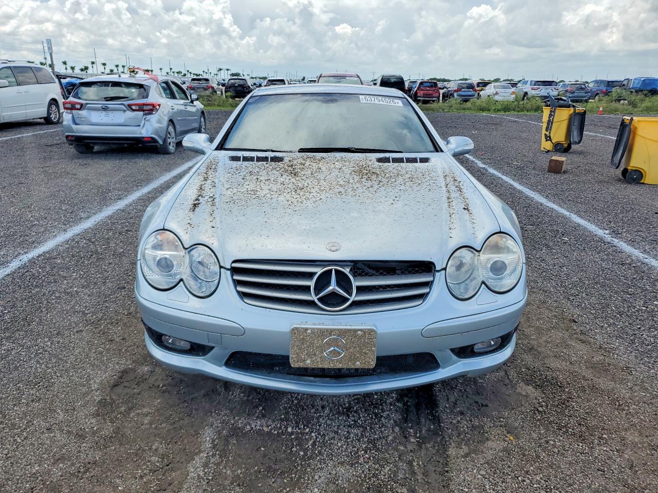 2003 Mercedes-benz Sl 500r Silver vin: WDBSK75F33F031395