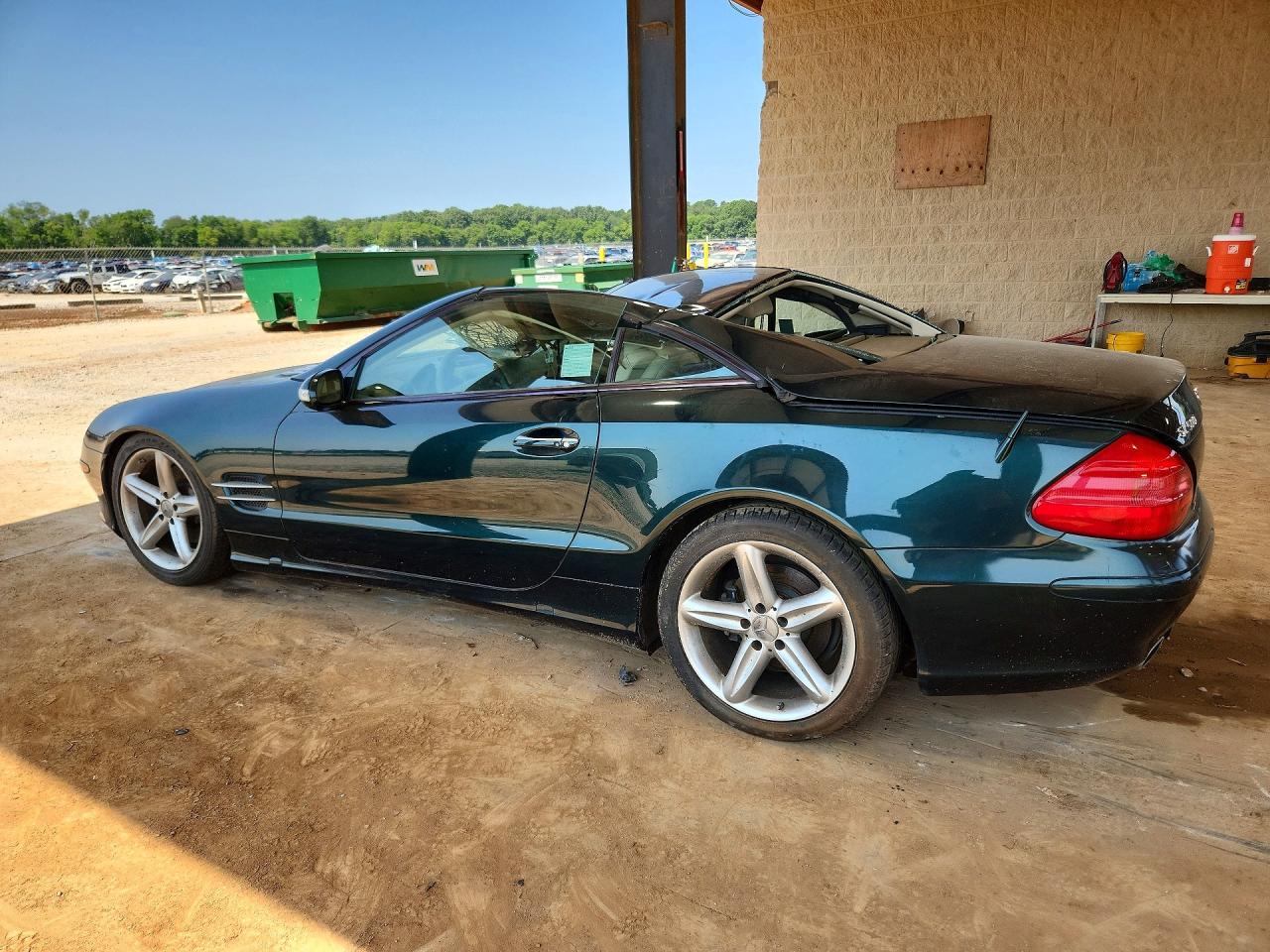 2003 Mercedes-benz Sl 500r Green vin: WDBSK75F33F042221