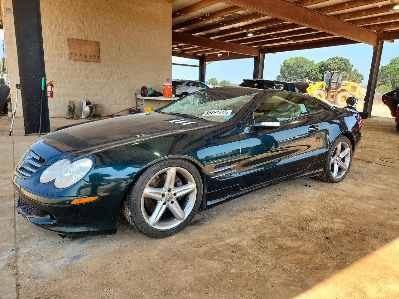 2003 Mercedes-benz Sl 500r Green vin: WDBSK75F33F042221