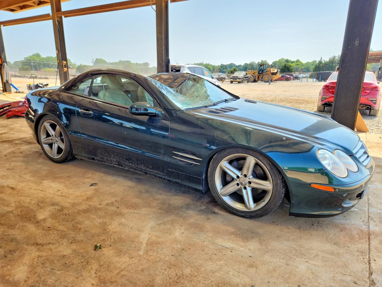 2003 Mercedes-benz Sl 500r Green vin: WDBSK75F33F042221