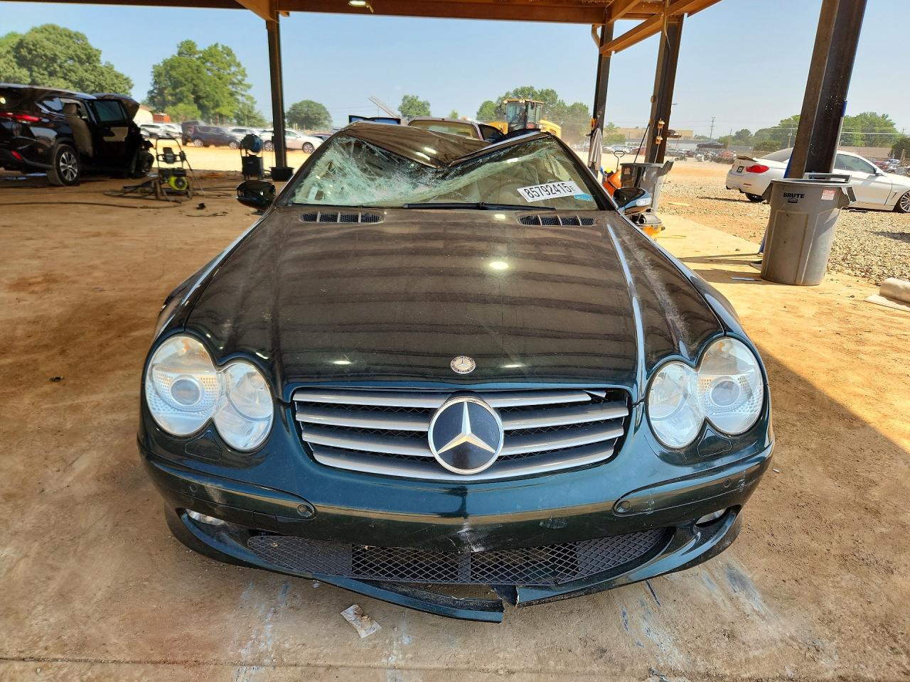 2003 Mercedes-benz Sl 500r Green vin: WDBSK75F33F042221