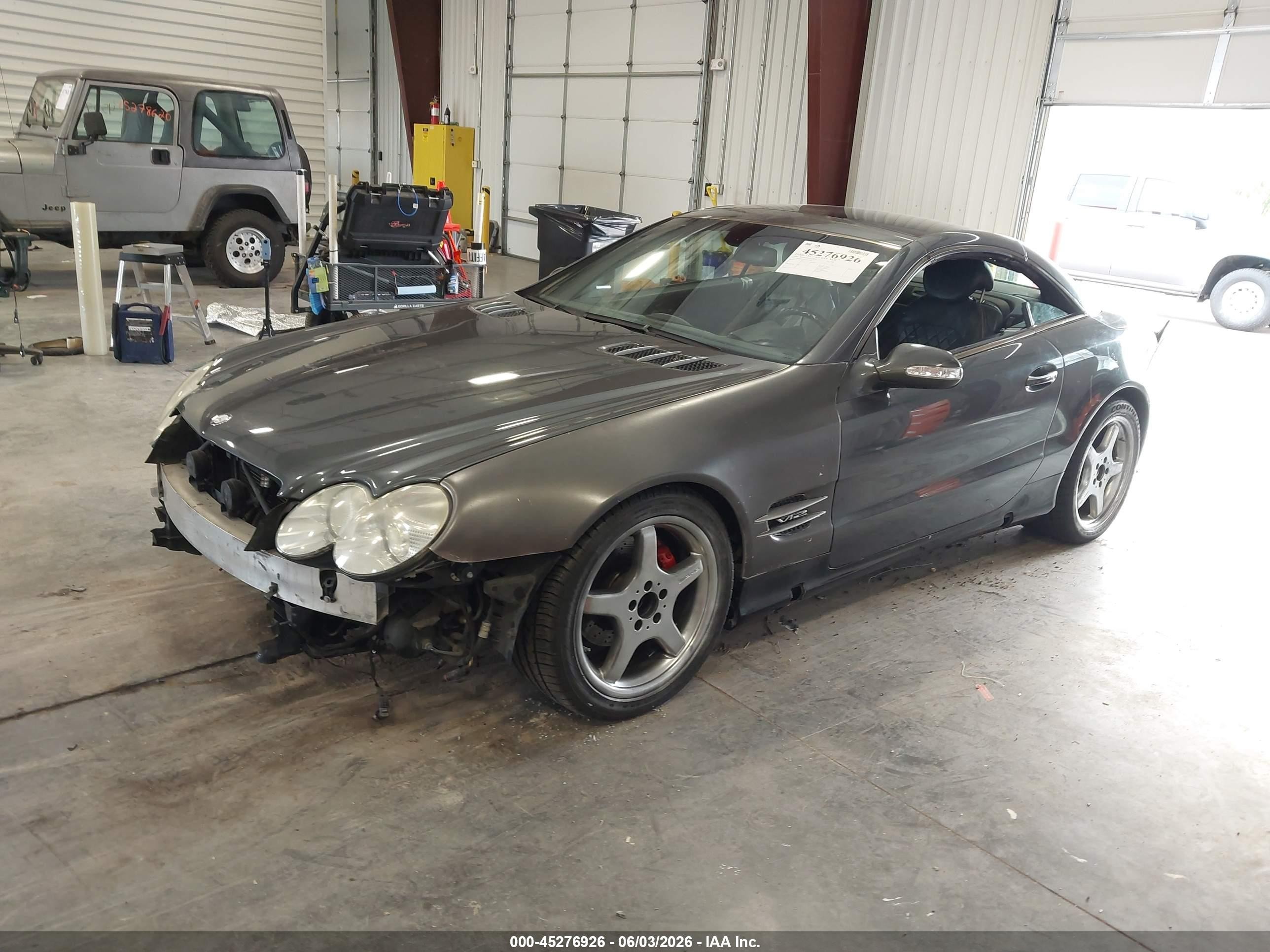 2003 Mercedes-benz Sl 500   Gray vin: WDBSK75F33F045104