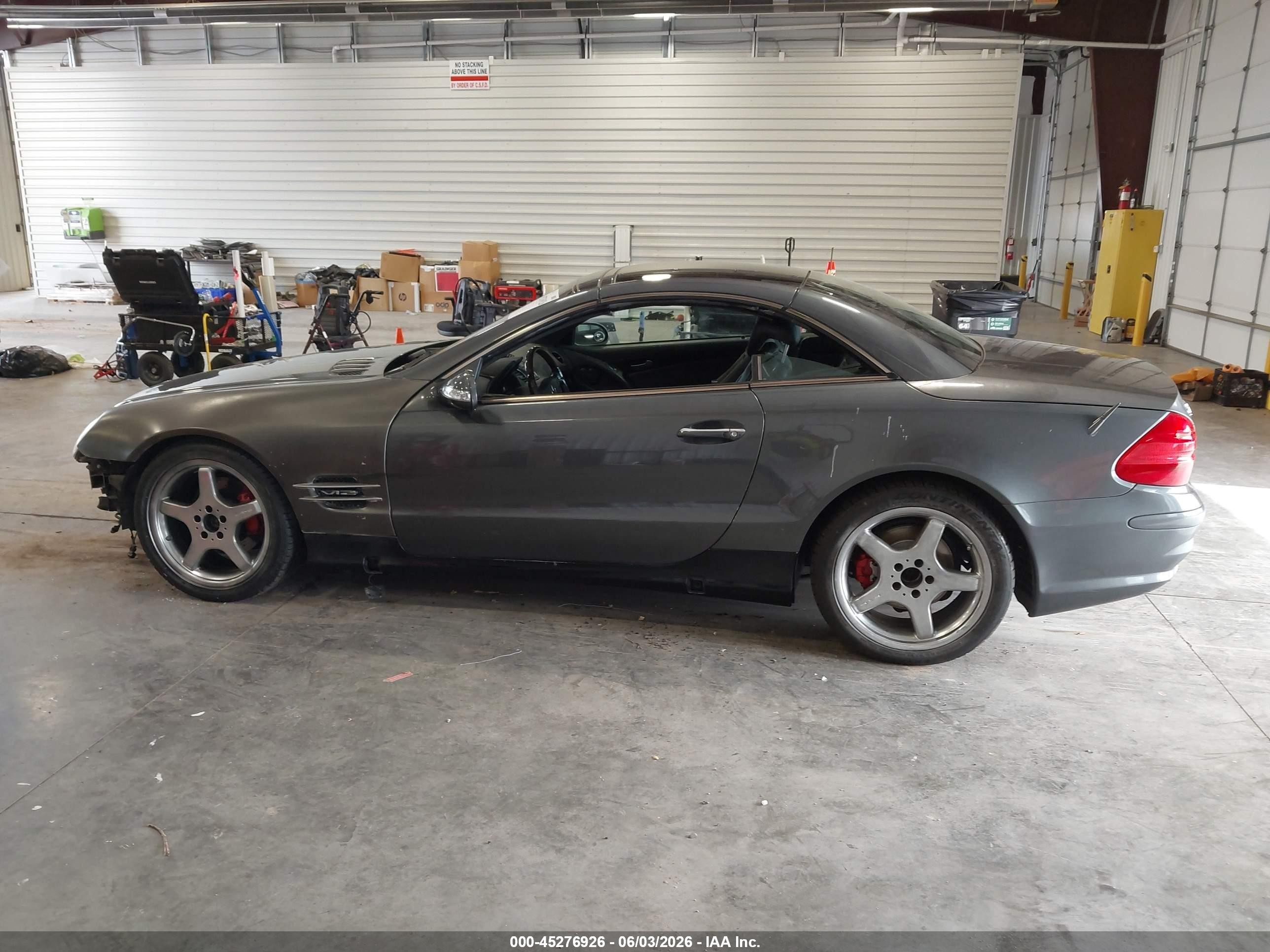 2003 Mercedes-benz Sl 500   Gray vin: WDBSK75F33F045104