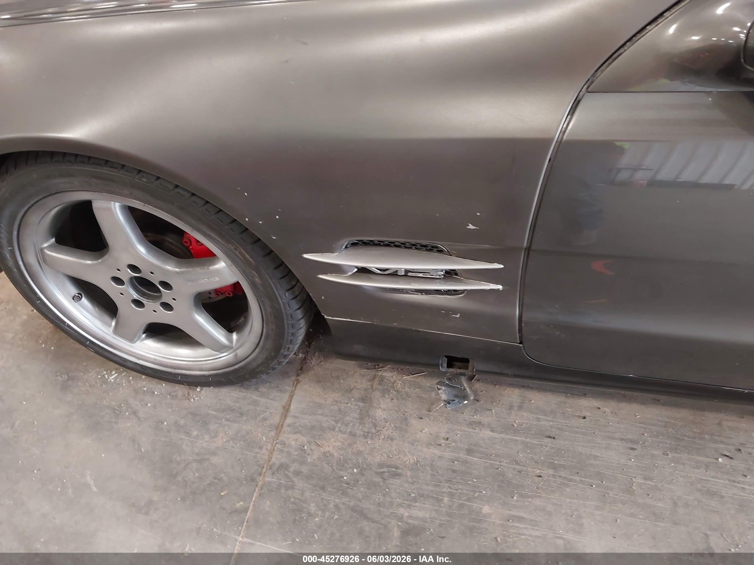 2003 Mercedes-benz Sl 500   Gray vin: WDBSK75F33F045104