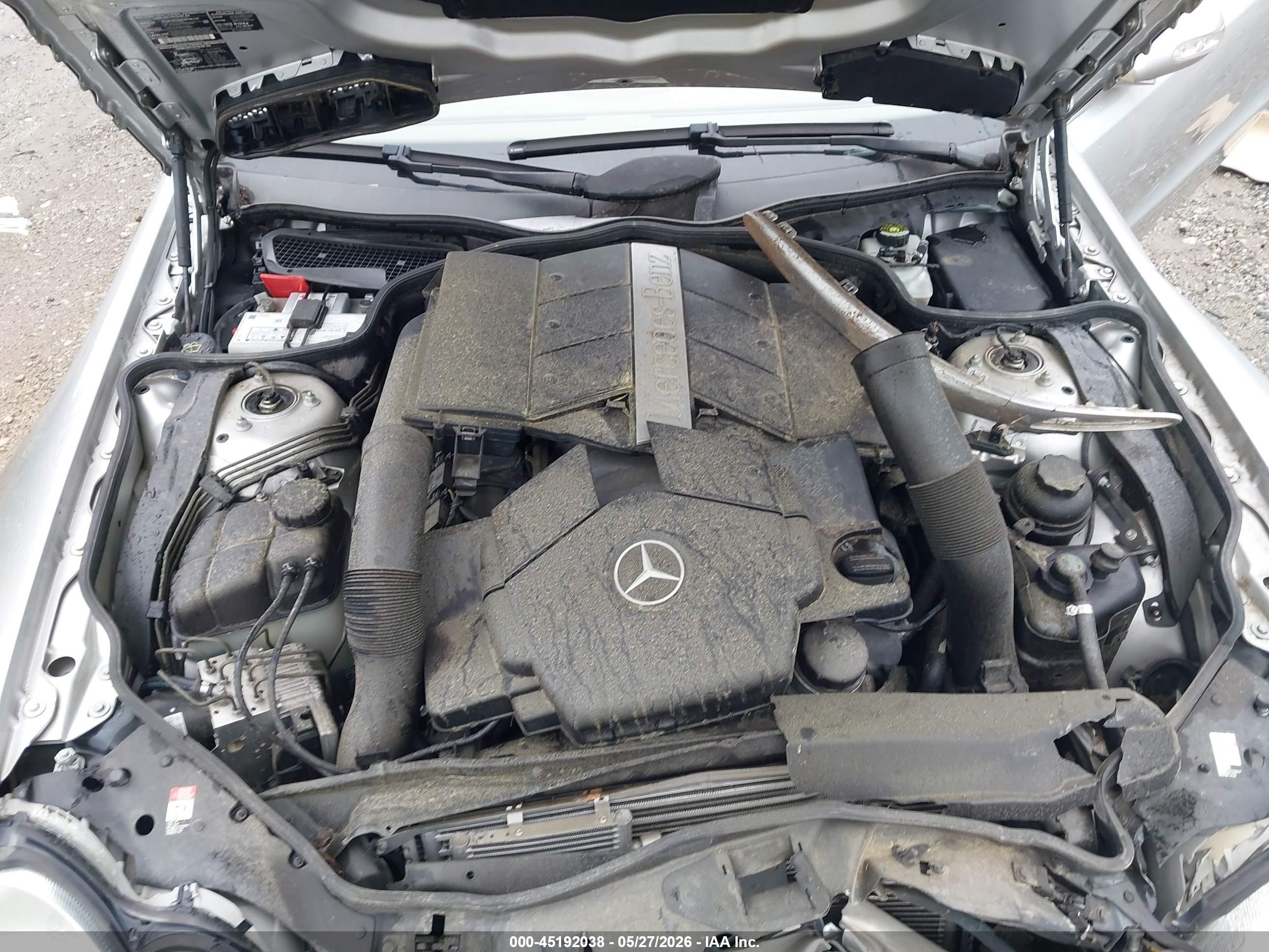 2003 Mercedes-benz Sl 500   Silver vin: WDBSK75F33F045121