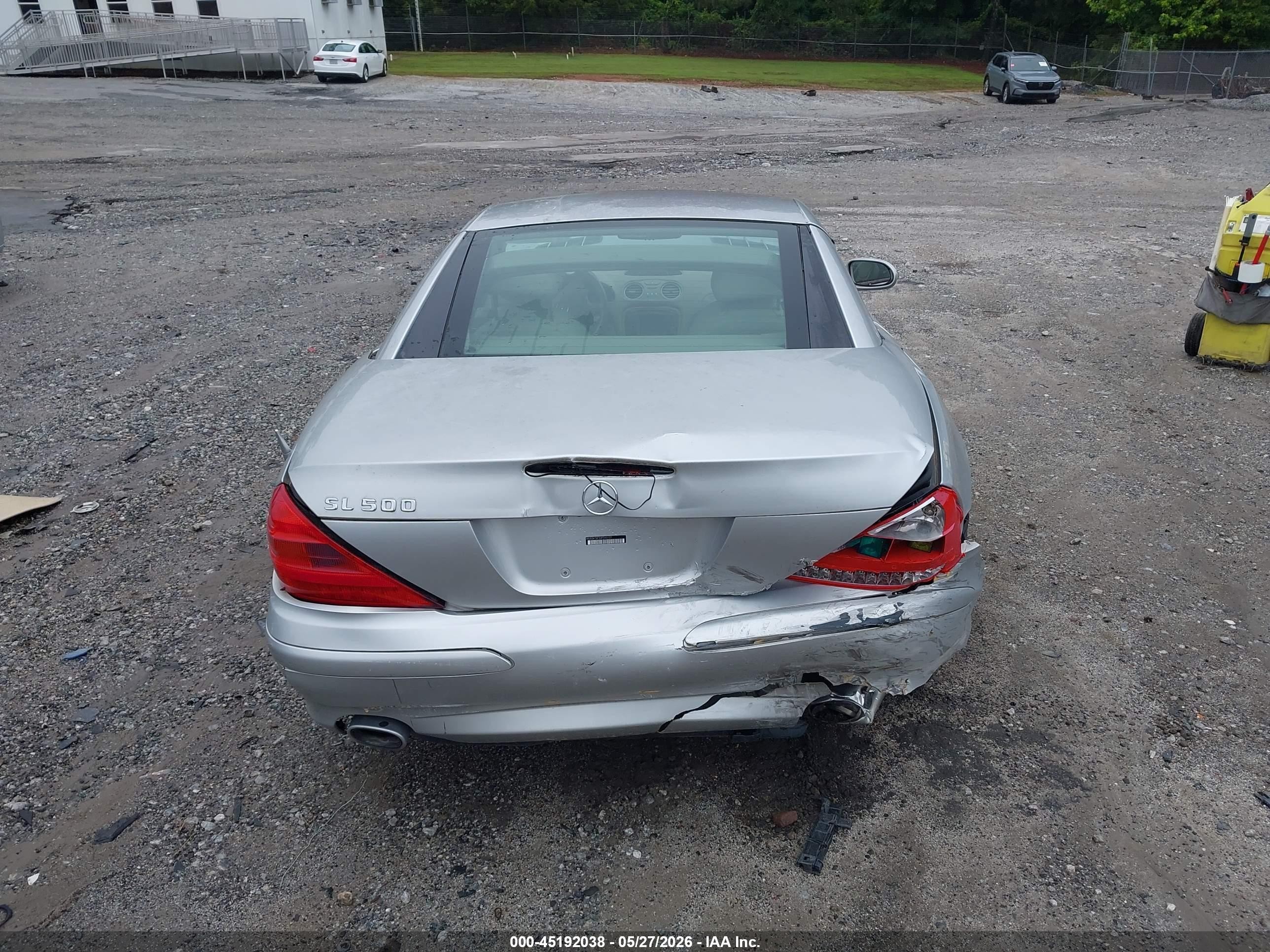 2003 Mercedes-benz Sl 500   Silver vin: WDBSK75F33F045121