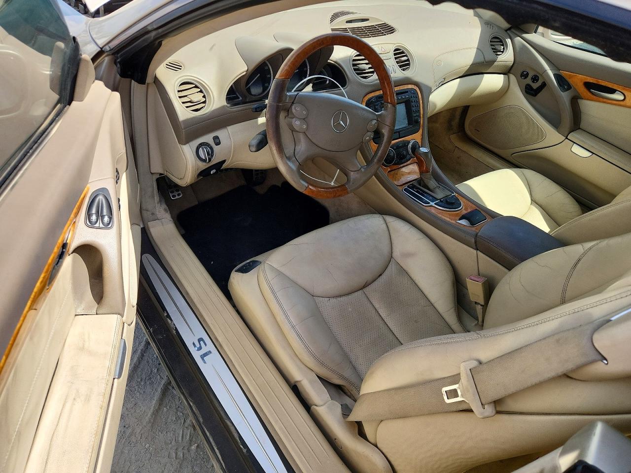 2003 Mercedes-benz Sl 500r Tan vin: WDBSK75F33F045877