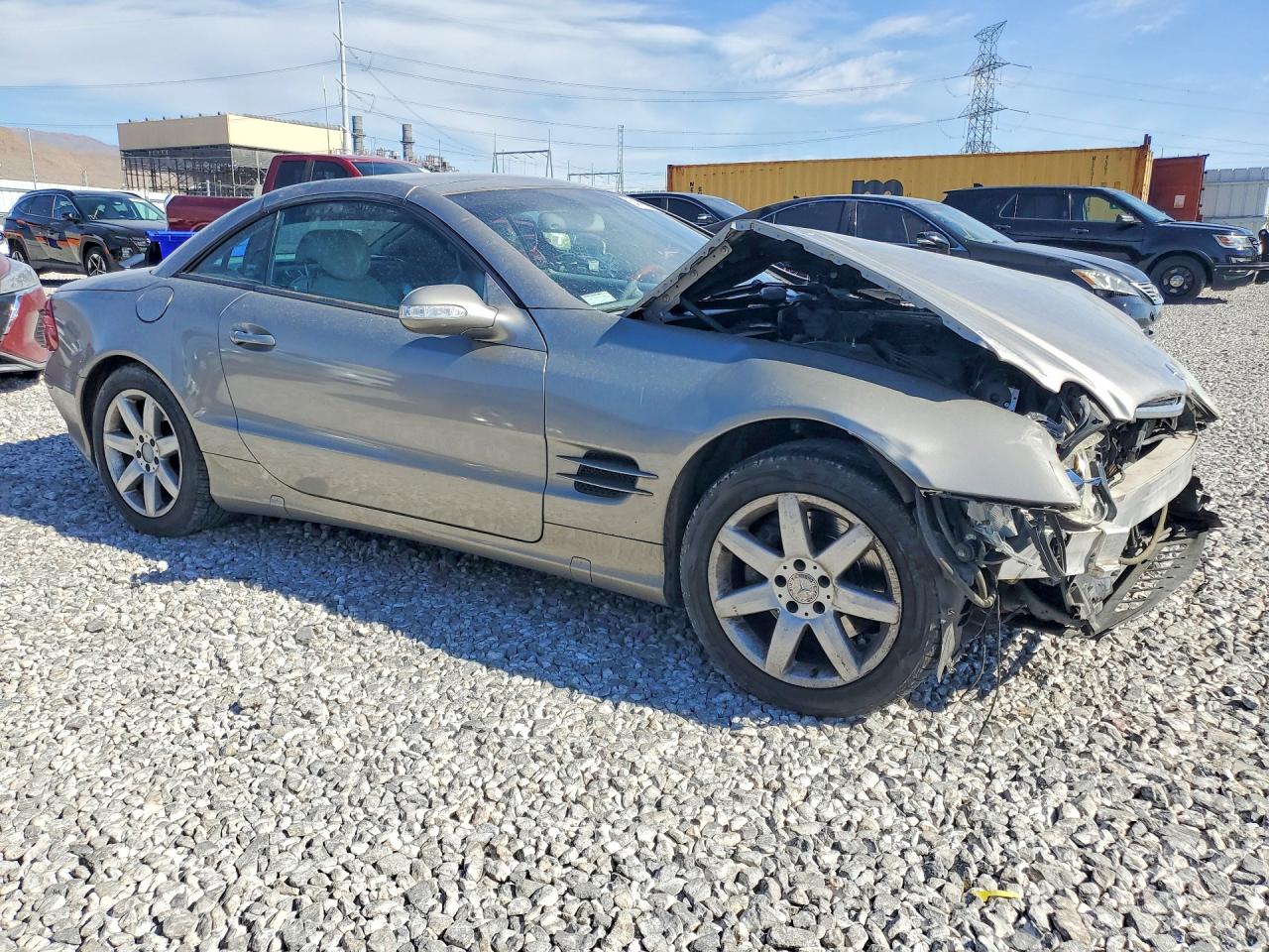 2003 Mercedes-benz Sl 500r Silver vin: WDBSK75F33F052814
