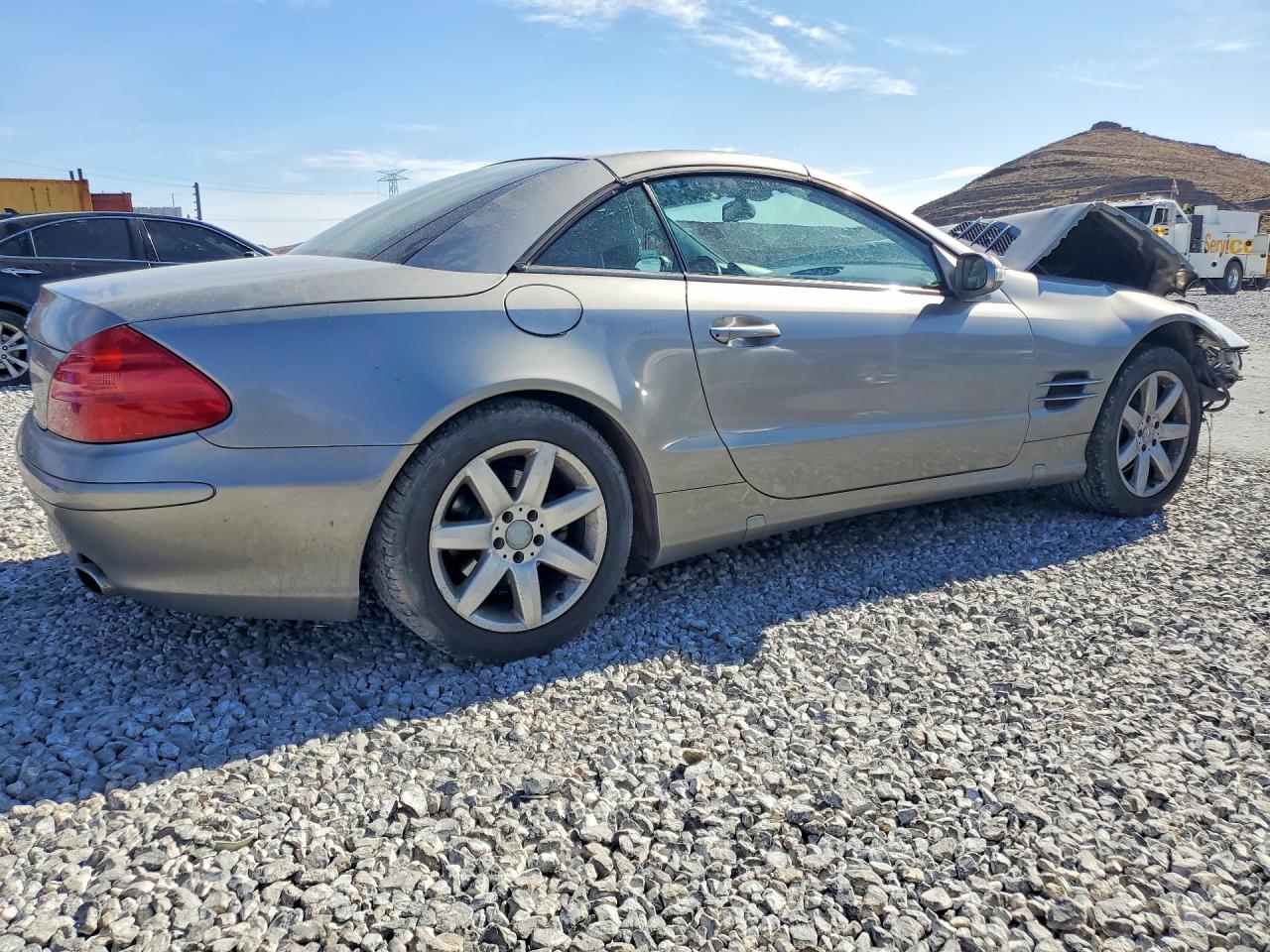 2003 Mercedes-benz Sl 500r Silver vin: WDBSK75F33F052814
