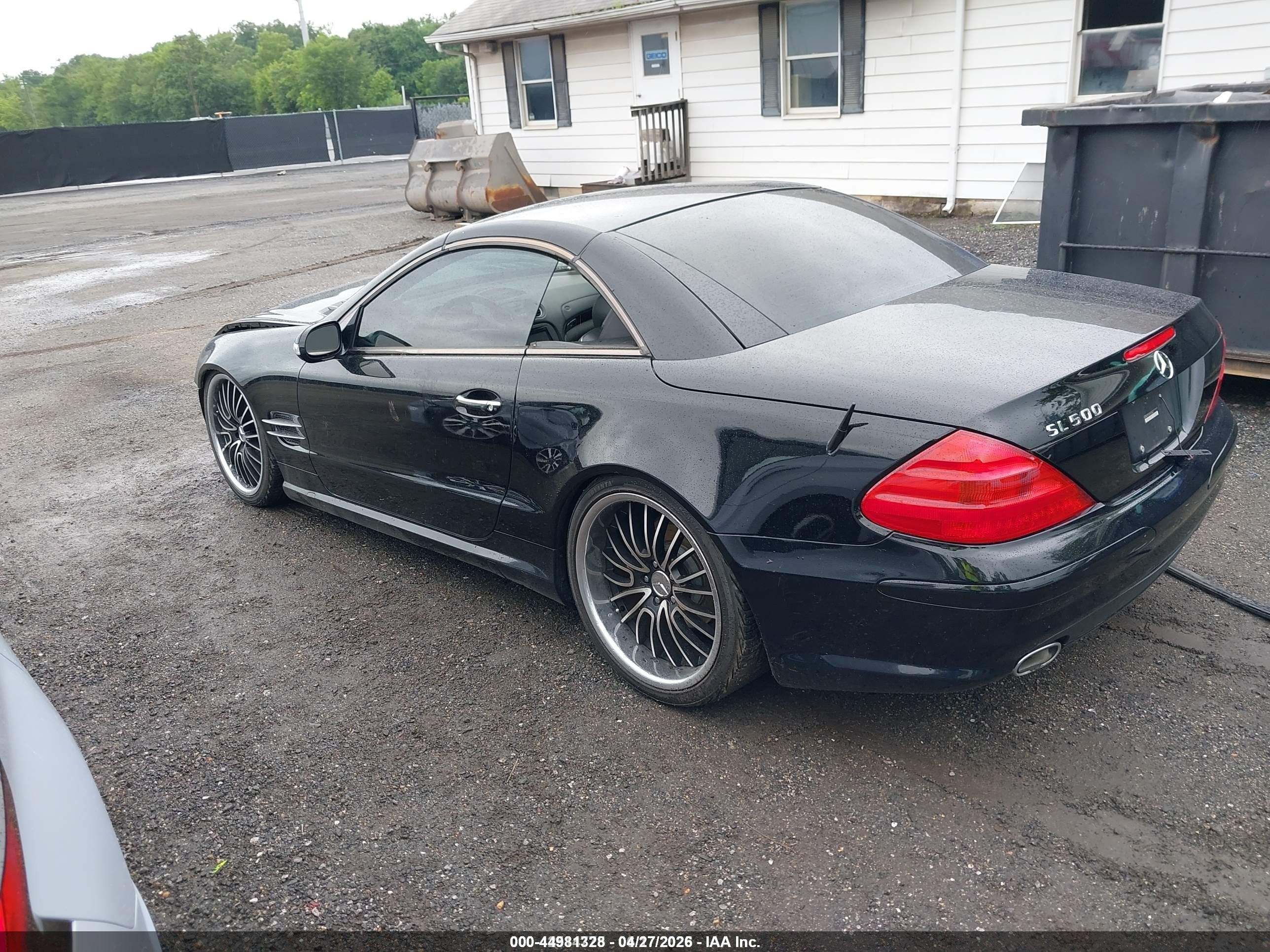 2003 Mercedes-benz Sl 500   Black vin: WDBSK75F33F060962