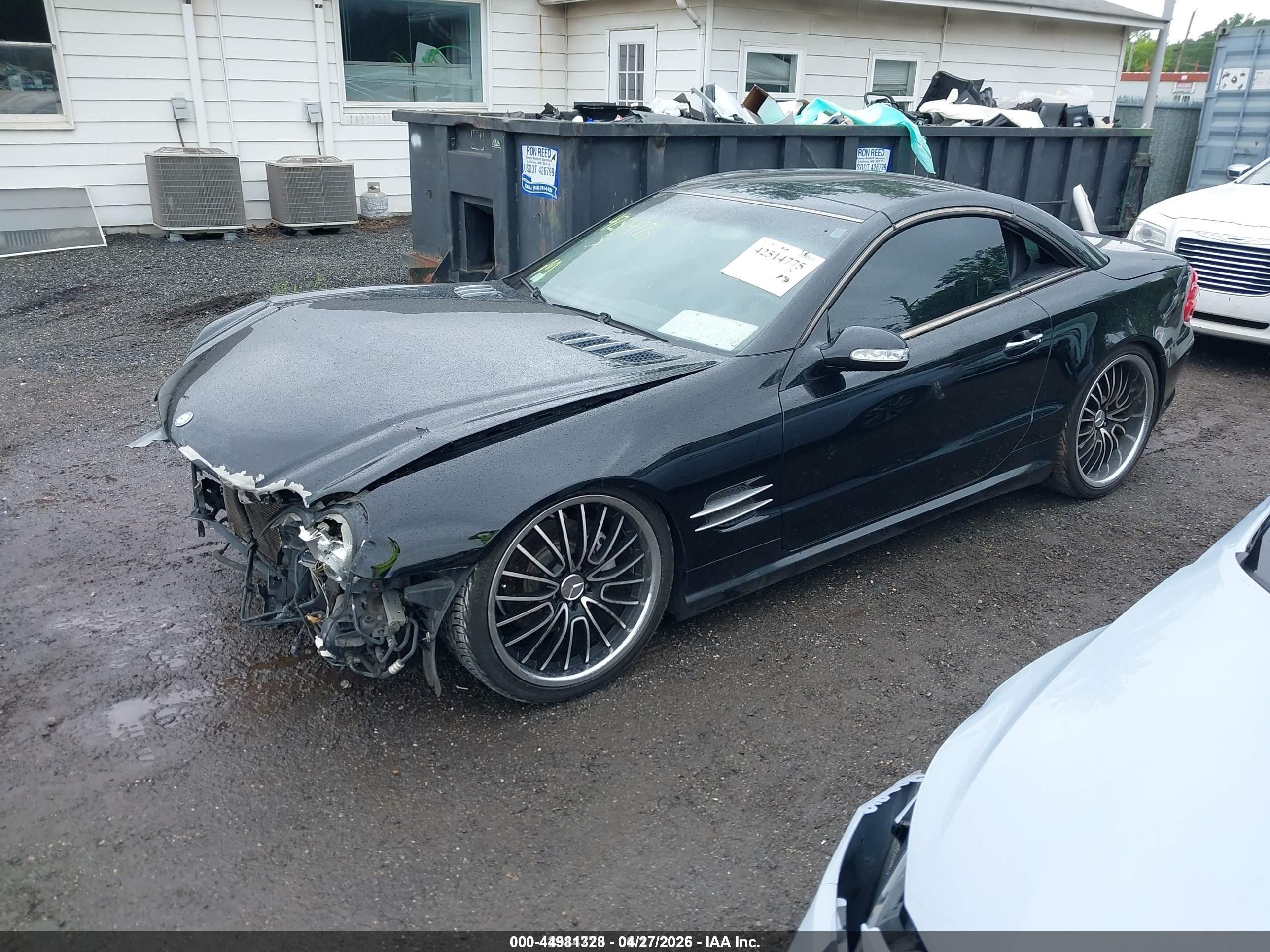 2003 Mercedes-benz Sl 500   Black vin: WDBSK75F33F060962