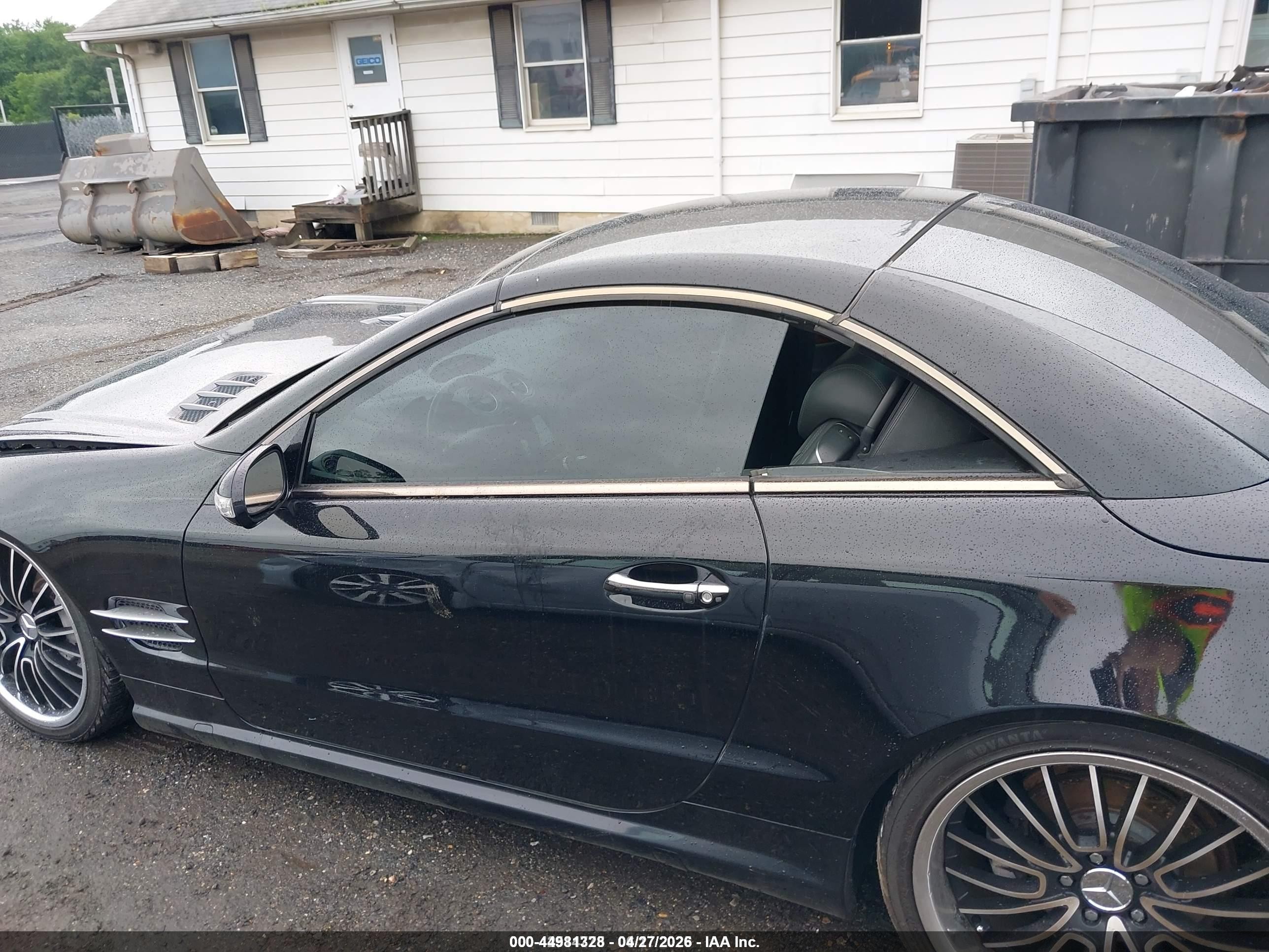 2003 Mercedes-benz Sl 500   Black vin: WDBSK75F33F060962