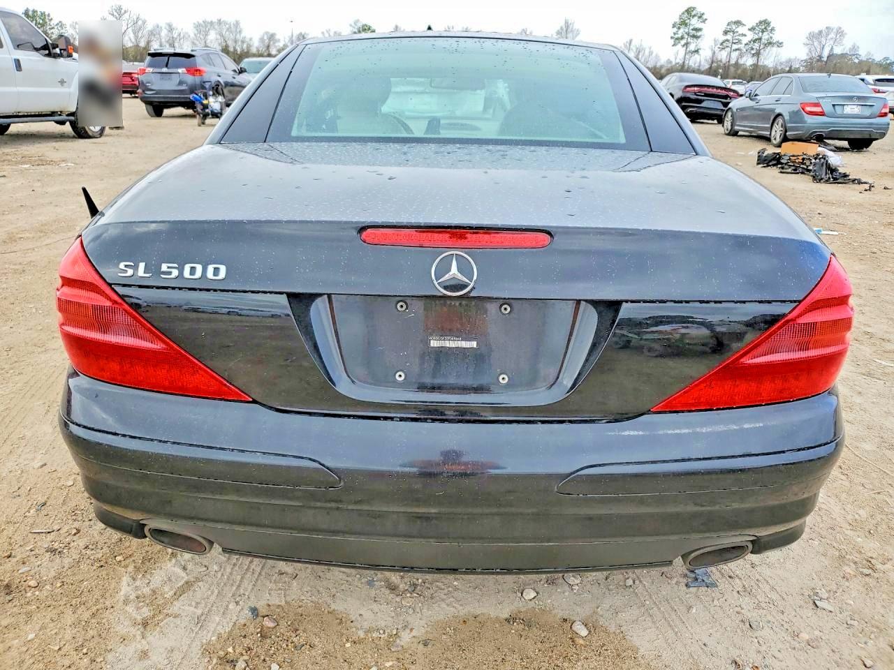 2005 Mercedes-benz Sl 500 Black vin: WDBSK75F35F089848