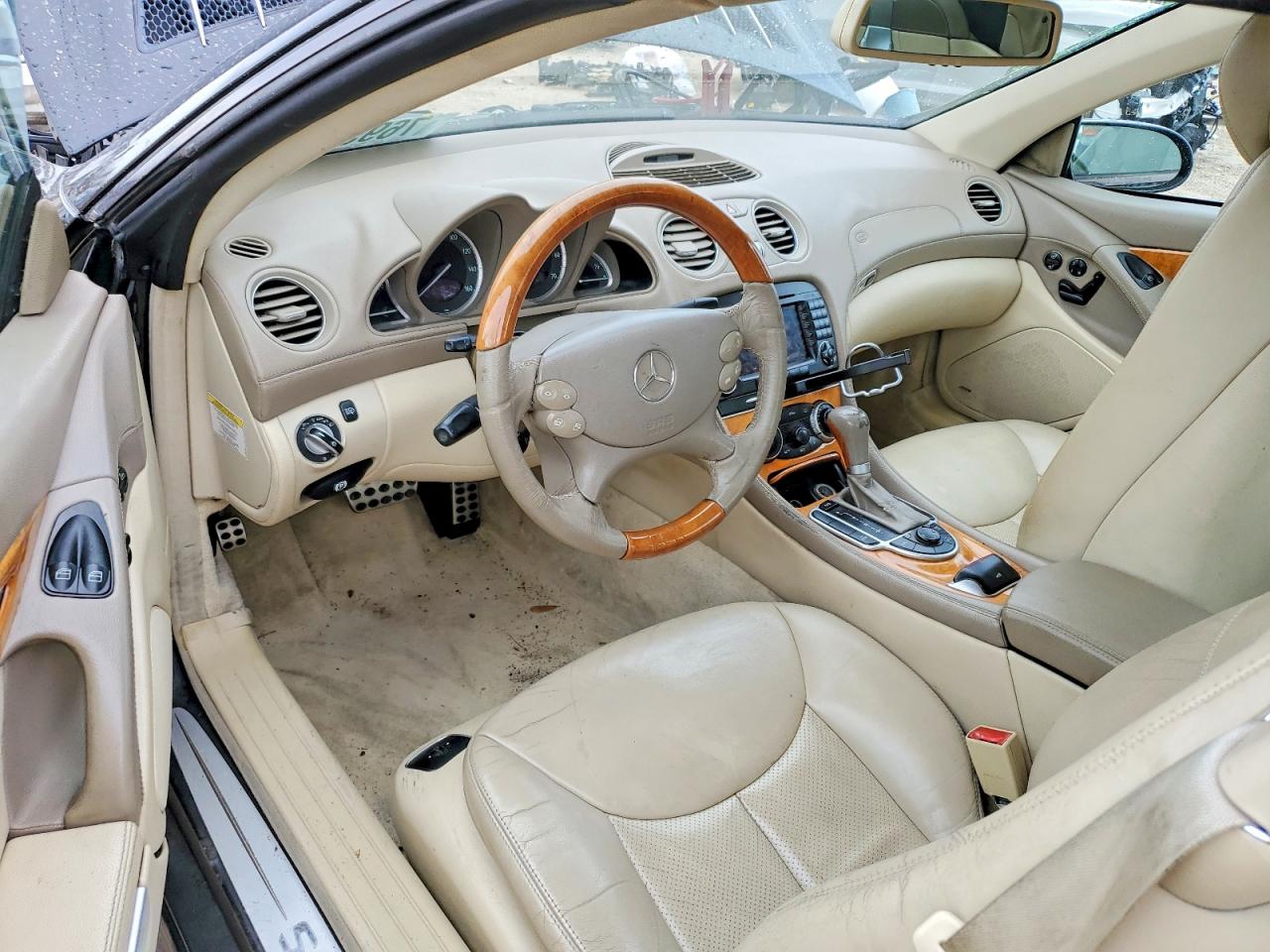 2005 Mercedes-benz Sl 500 Black vin: WDBSK75F35F089848