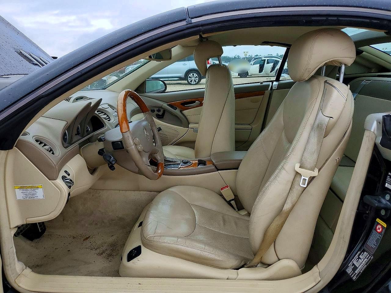 2005 Mercedes-benz Sl 500 Black vin: WDBSK75F35F089848