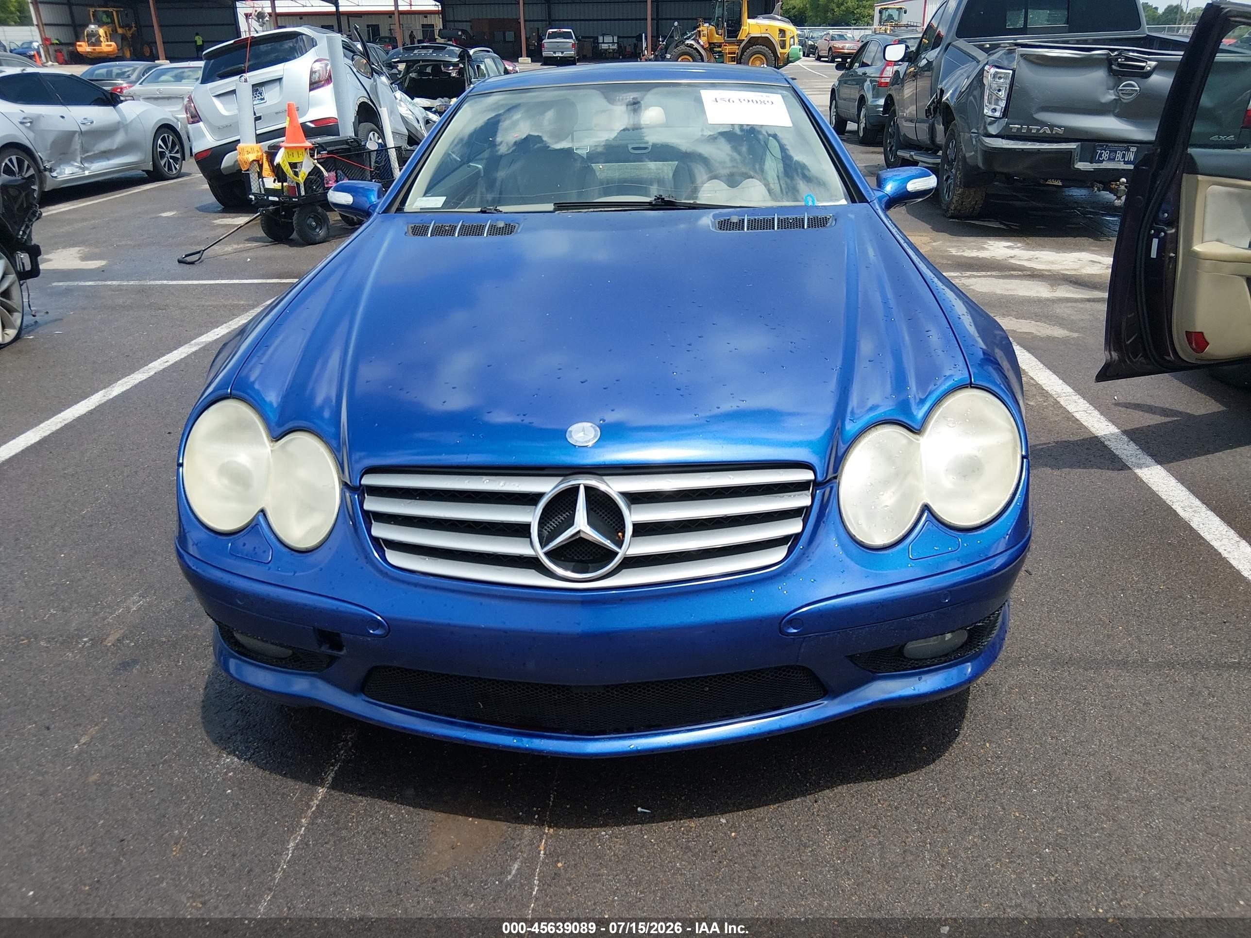 2005 Mercedes-benz Sl 500   Синий vin: WDBSK75F35F090157