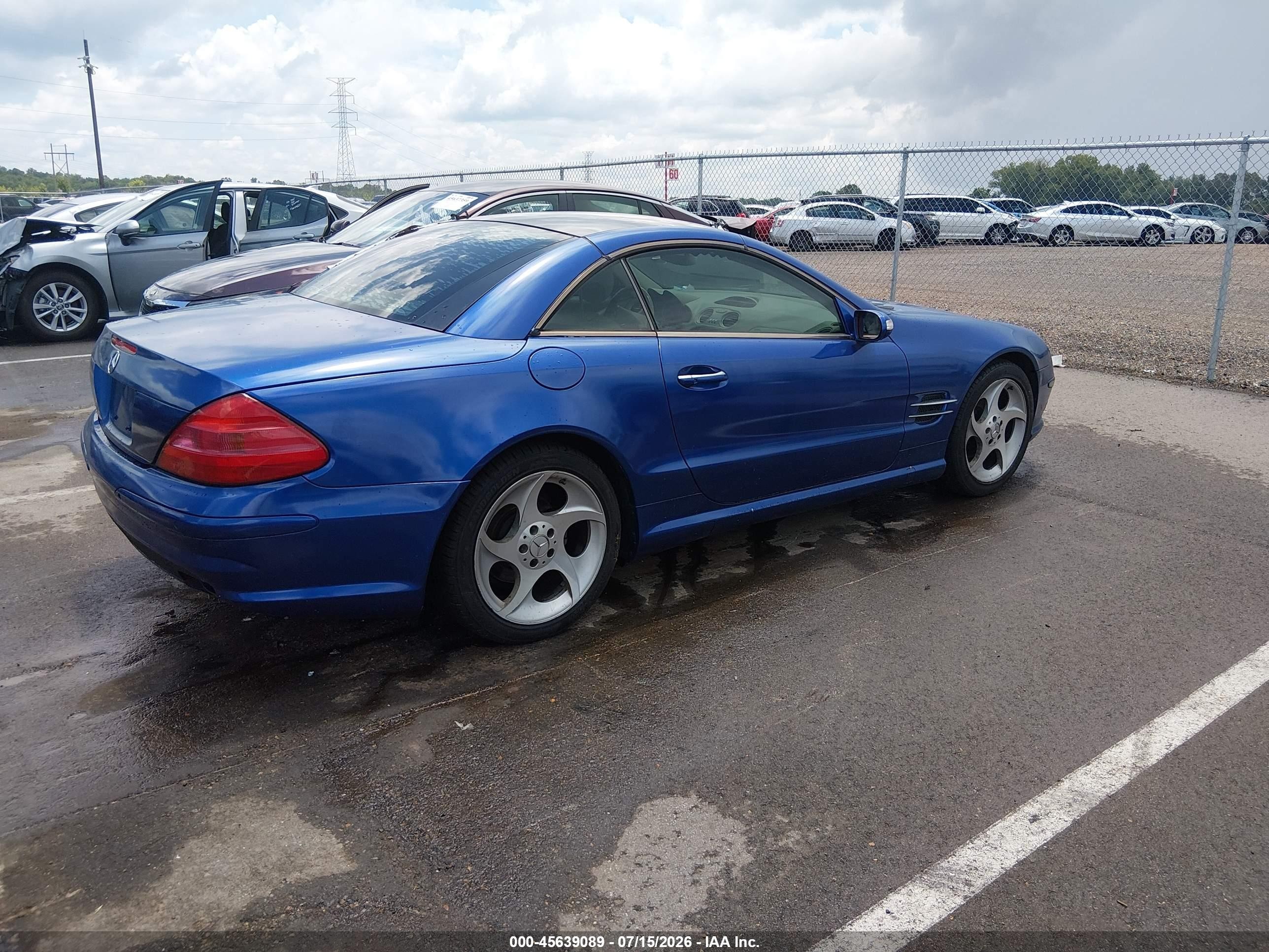 2005 Mercedes-benz Sl 500   Синий vin: WDBSK75F35F090157