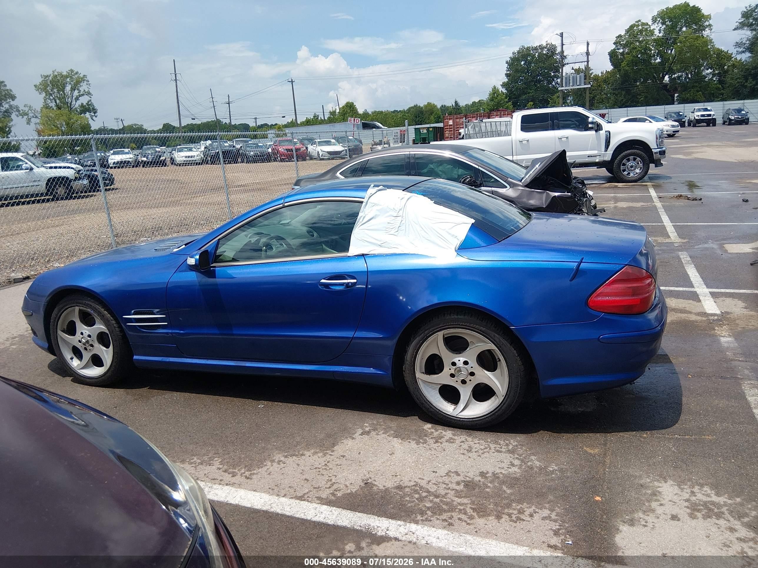 2005 Mercedes-benz Sl 500   Синий vin: WDBSK75F35F090157