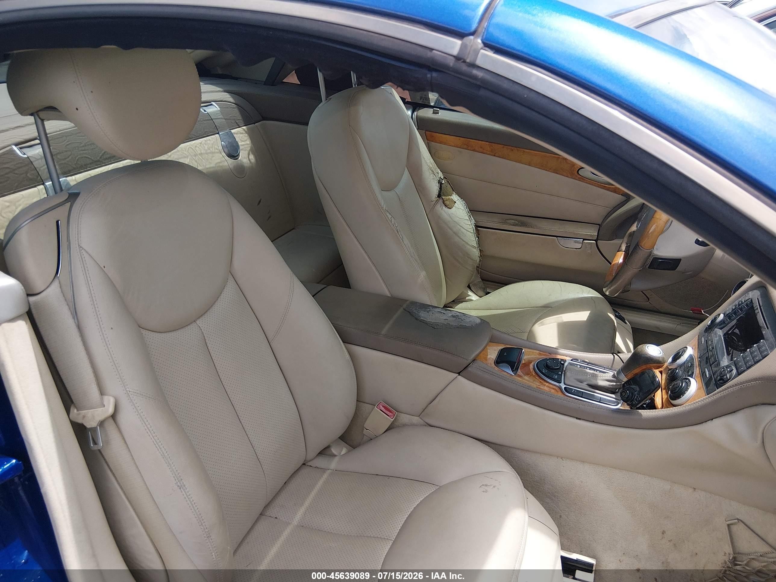 2005 Mercedes-benz Sl 500   Синий vin: WDBSK75F35F090157