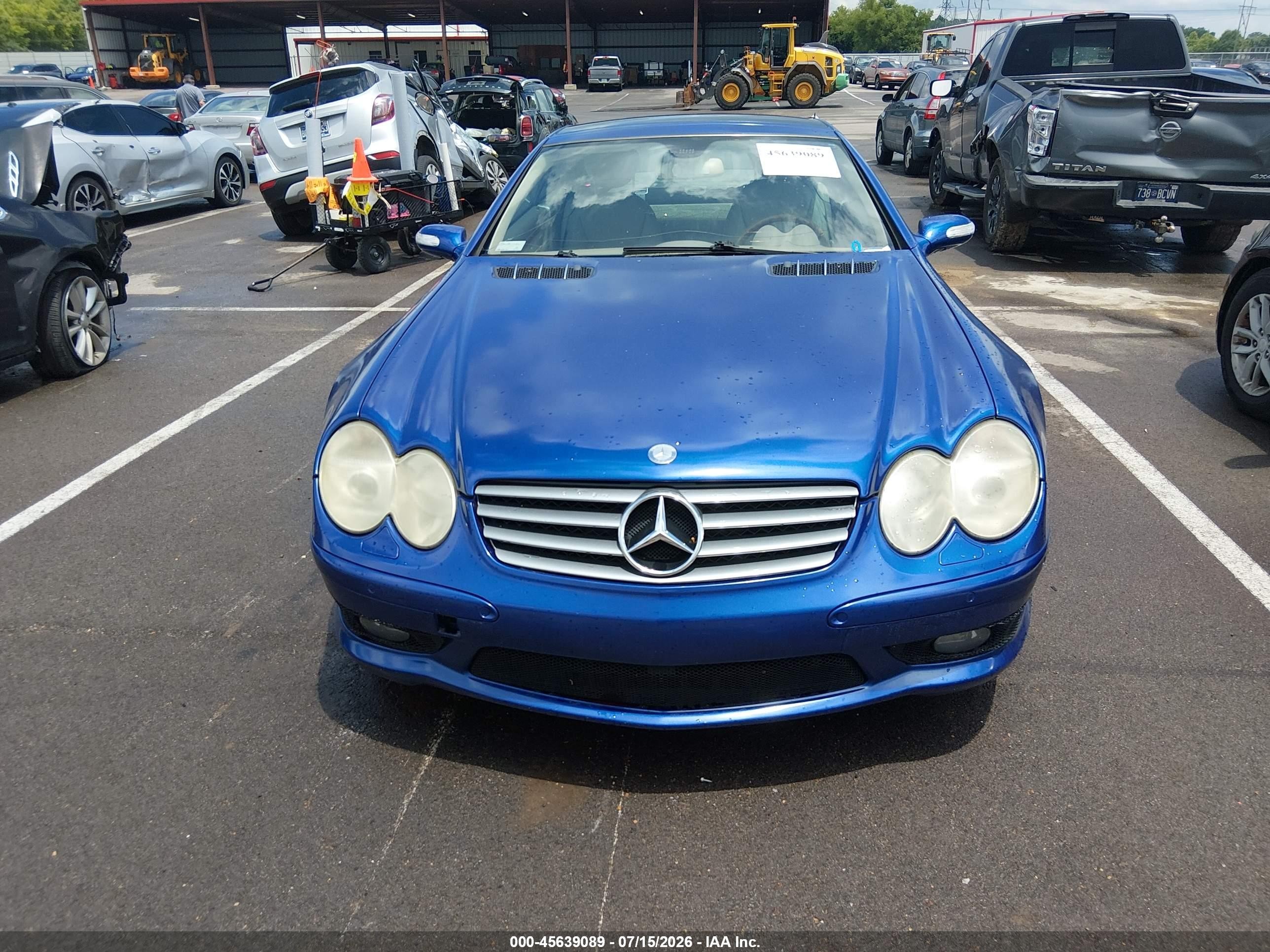 2005 Mercedes-benz Sl 500   Синий vin: WDBSK75F35F090157