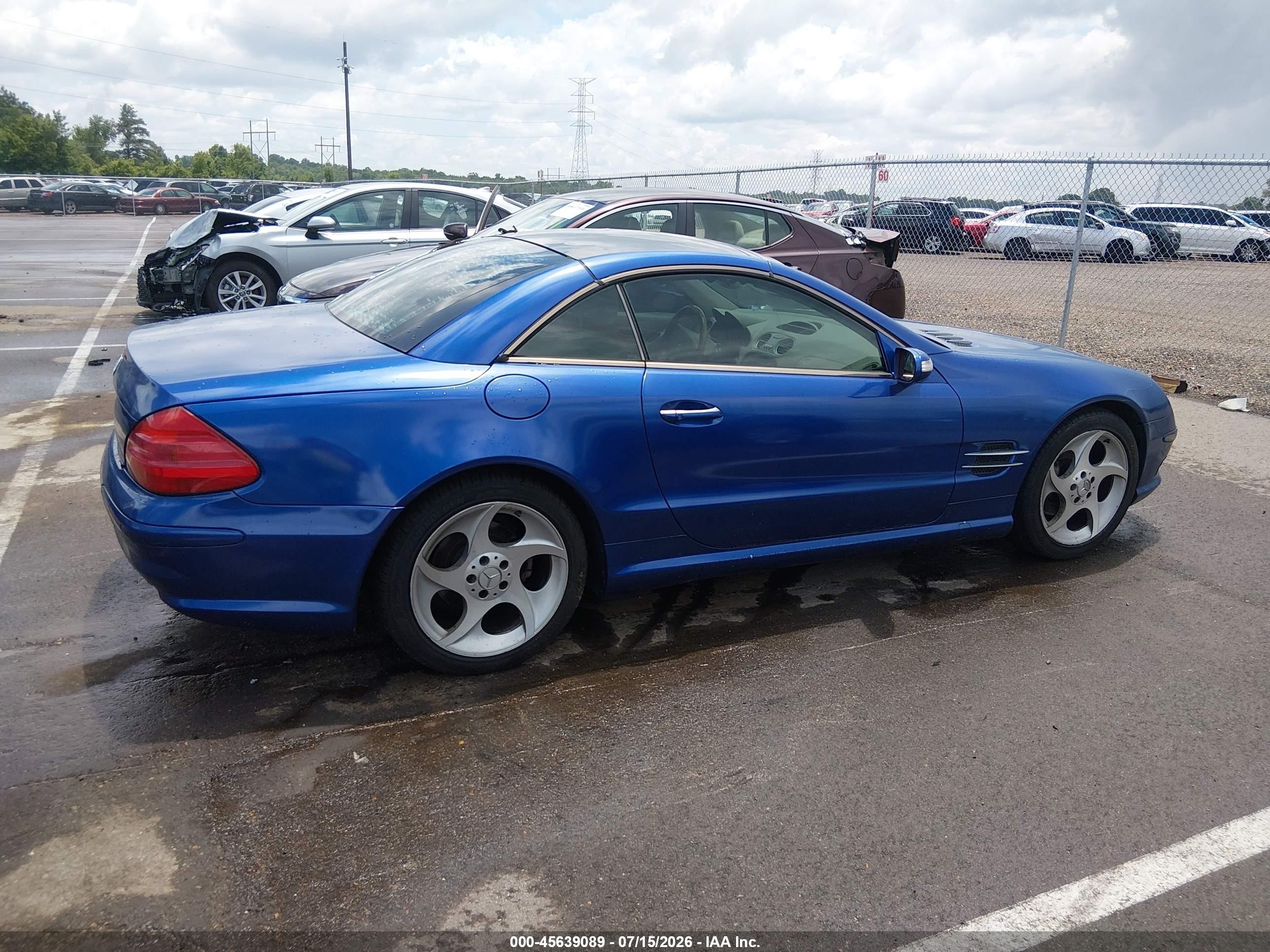 2005 Mercedes-benz Sl 500   Синий vin: WDBSK75F35F090157