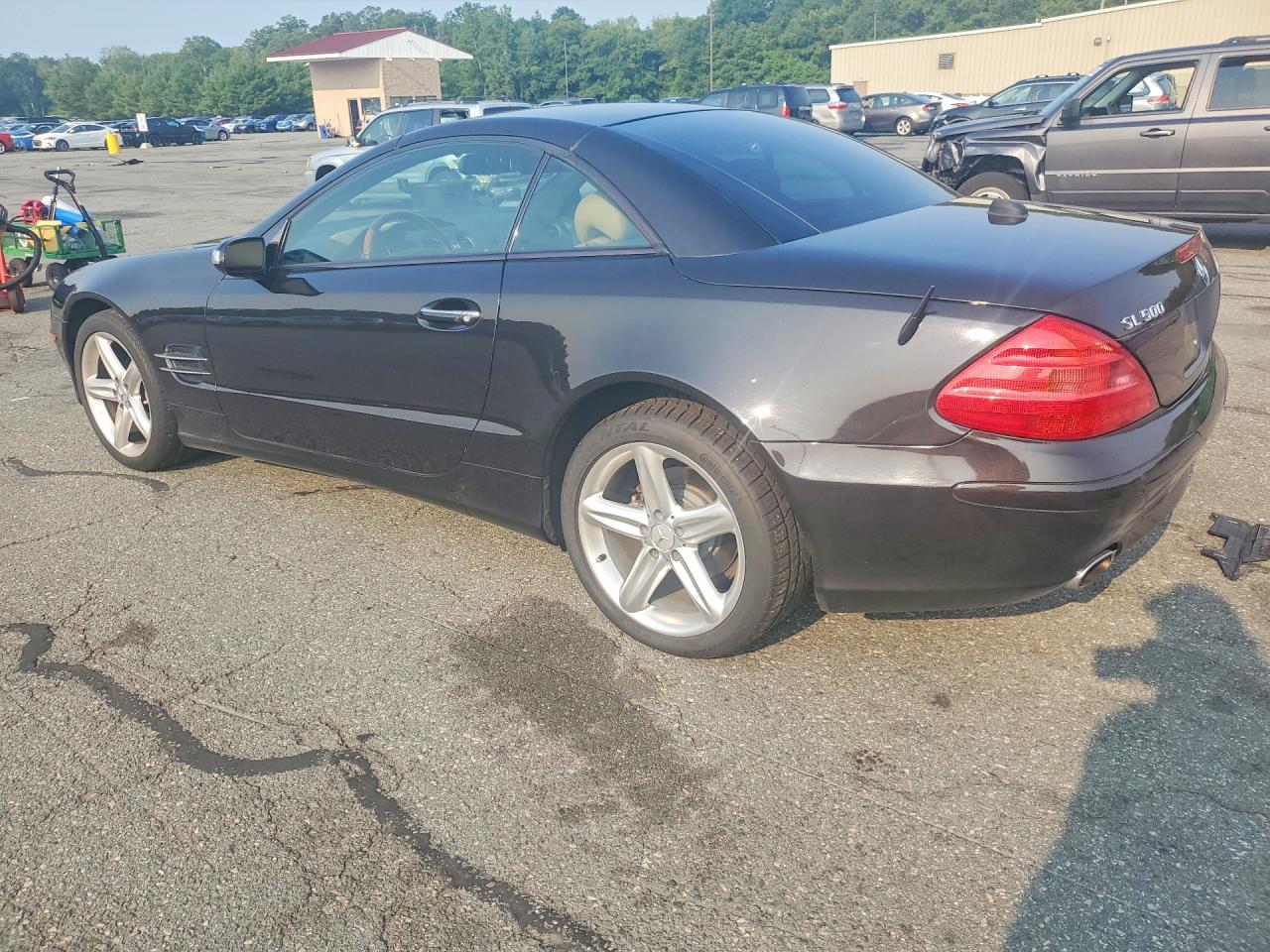 2005 Mercedes-benz Sl 500 Black vin: WDBSK75F35F101951