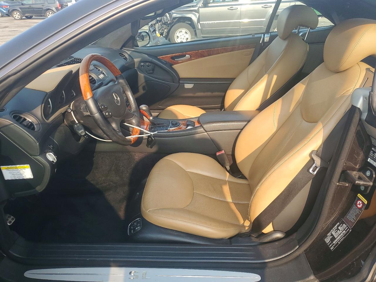 2005 Mercedes-benz Sl 500 Black vin: WDBSK75F35F101951