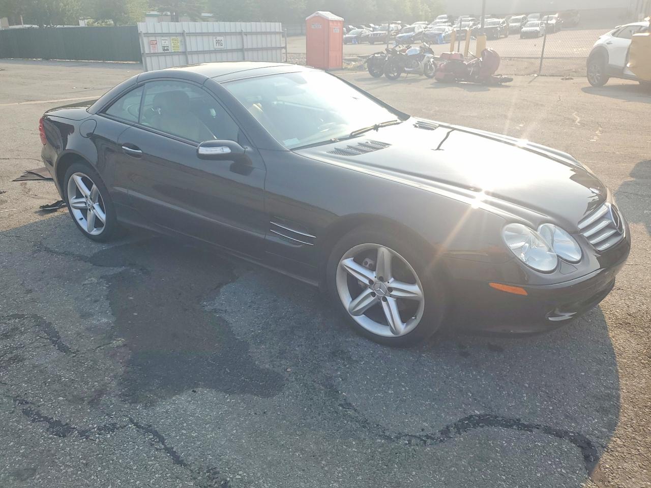2005 Mercedes-benz Sl 500 Black vin: WDBSK75F35F101951