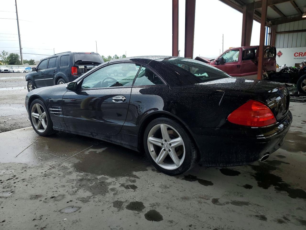 2005 Mercedes-benz Sl 500 Black vin: WDBSK75F35F106325
