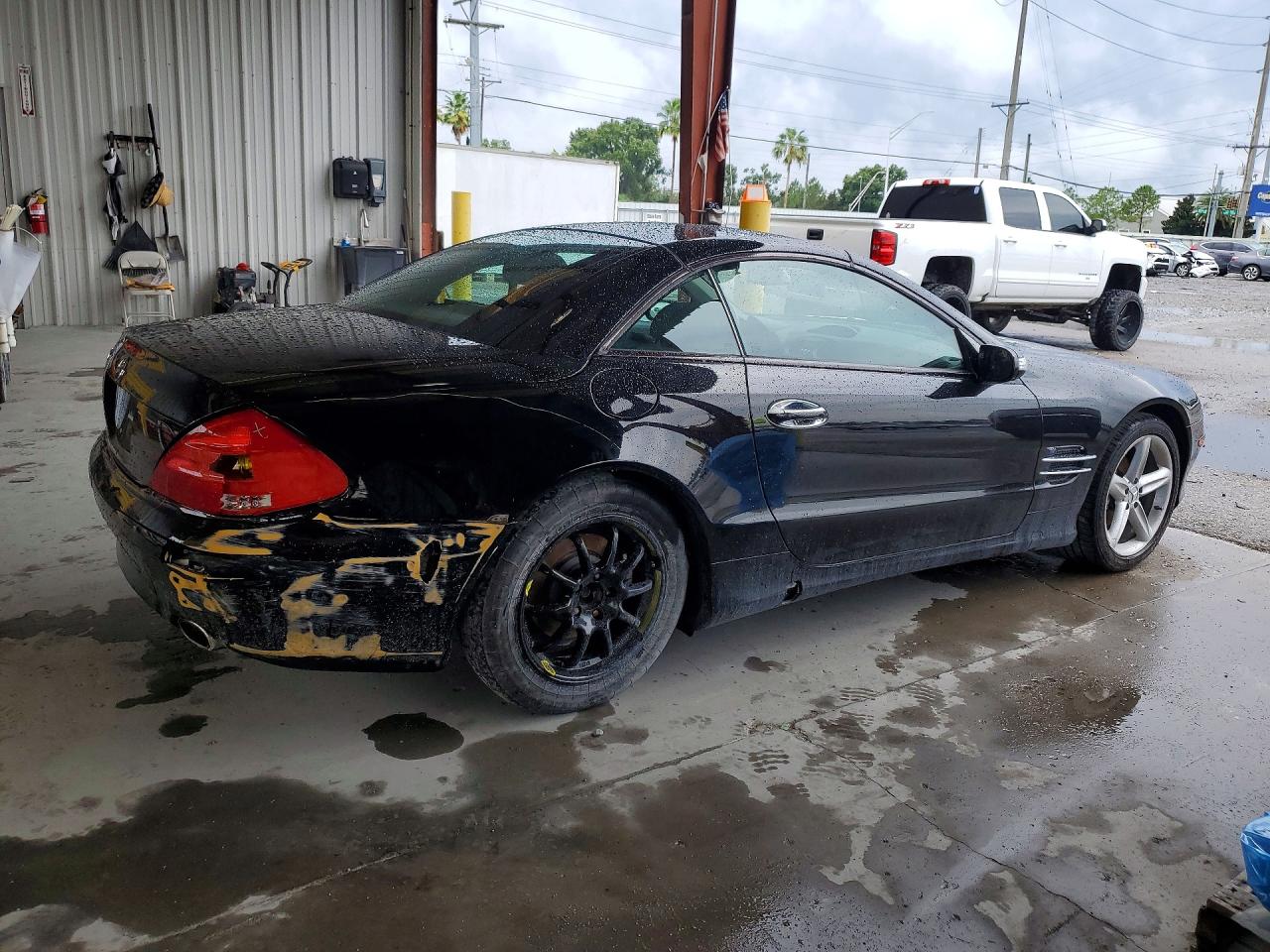 2005 Mercedes-benz Sl 500 Black vin: WDBSK75F35F106325