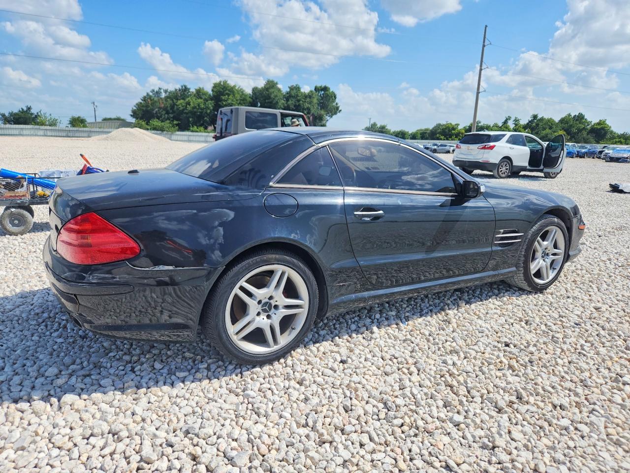 2006 Mercedes-benz Sl 500 Black vin: WDBSK75F36F112904