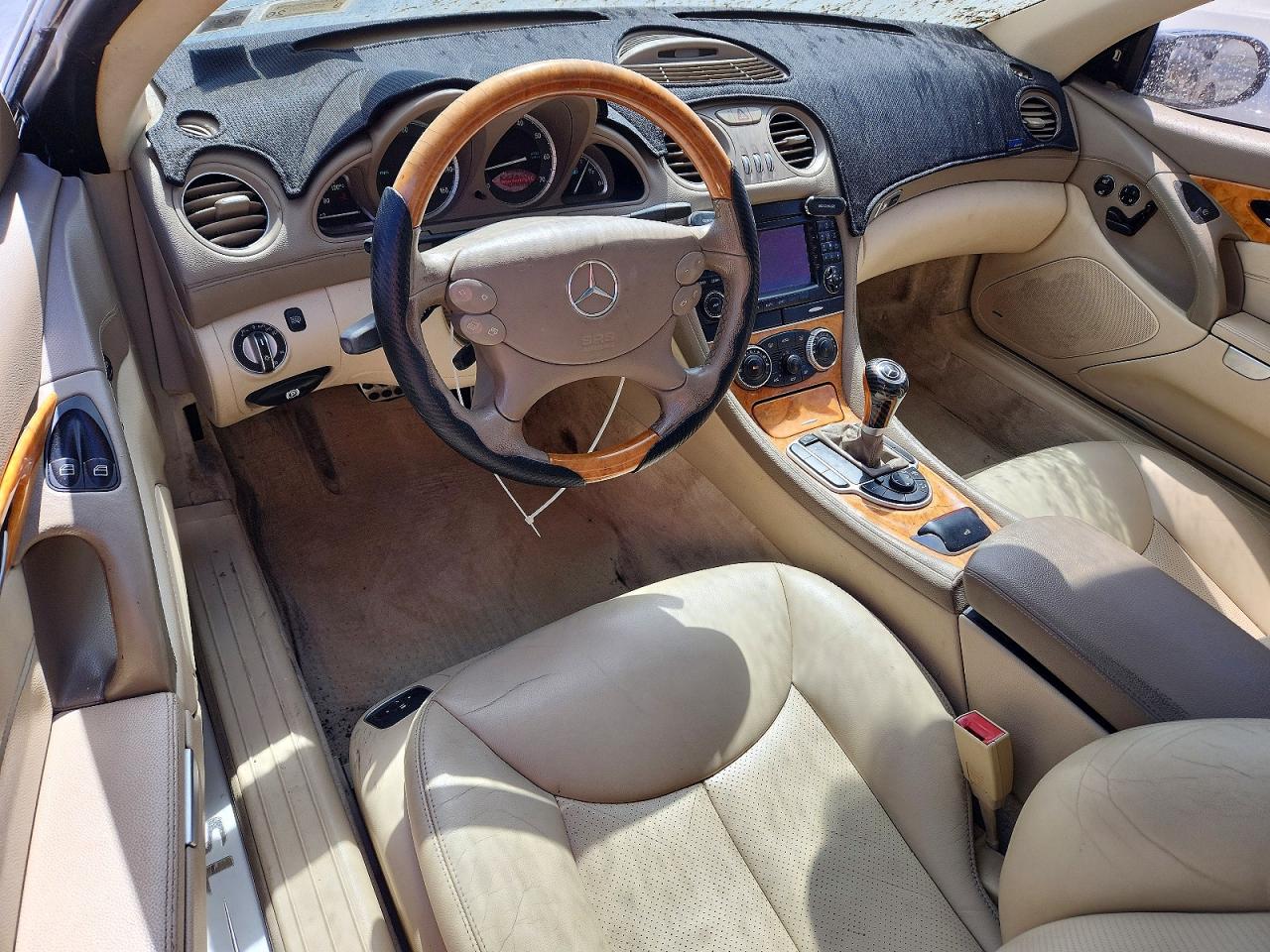 2006 Mercedes-benz Sl 500 Black vin: WDBSK75F36F112904