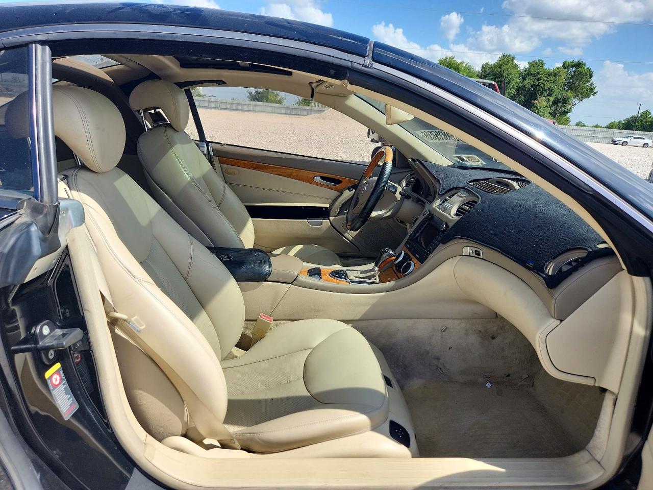 2006 Mercedes-benz Sl 500 Black vin: WDBSK75F36F112904