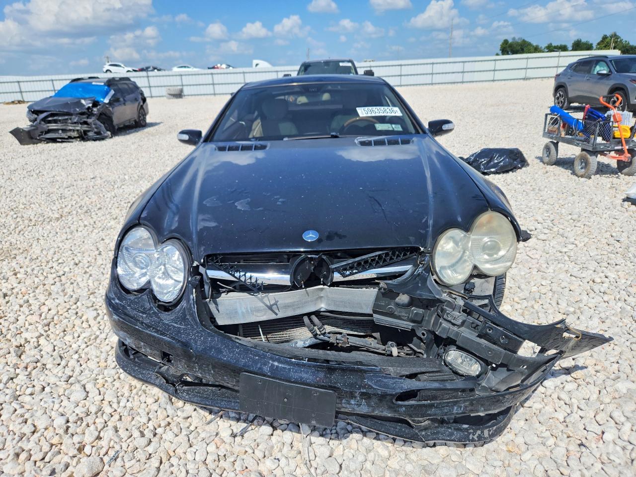 2006 Mercedes-benz Sl 500 Black vin: WDBSK75F36F112904