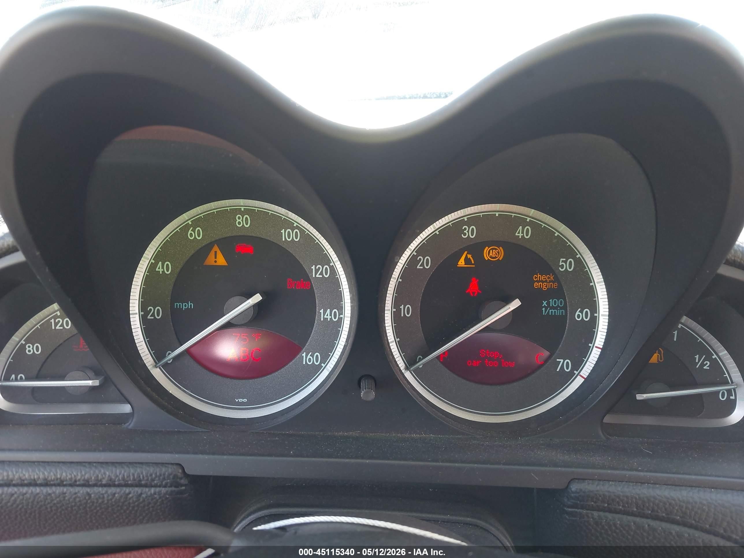 2006 Mercedes-benz Sl 500   Black vin: WDBSK75F36F115625