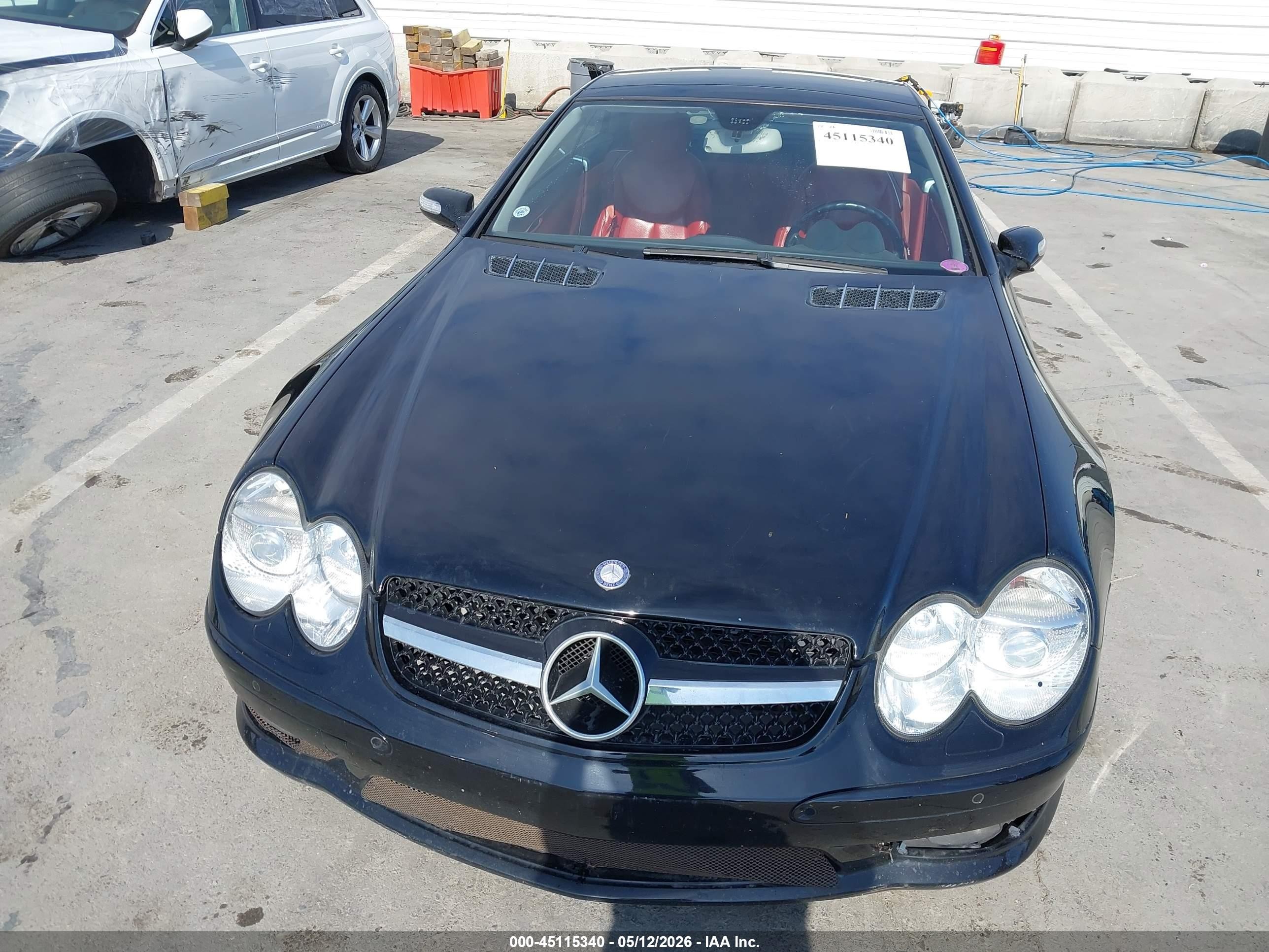 2006 Mercedes-benz Sl 500   Black vin: WDBSK75F36F115625