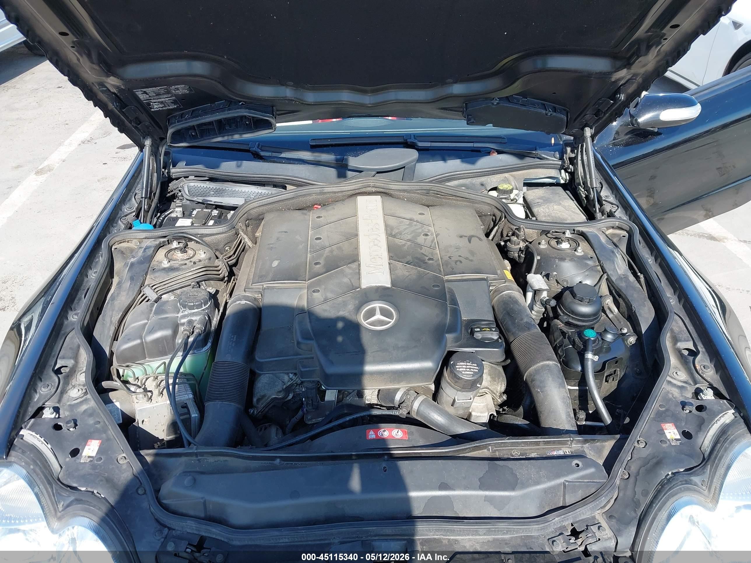 2006 Mercedes-benz Sl 500   Black vin: WDBSK75F36F115625